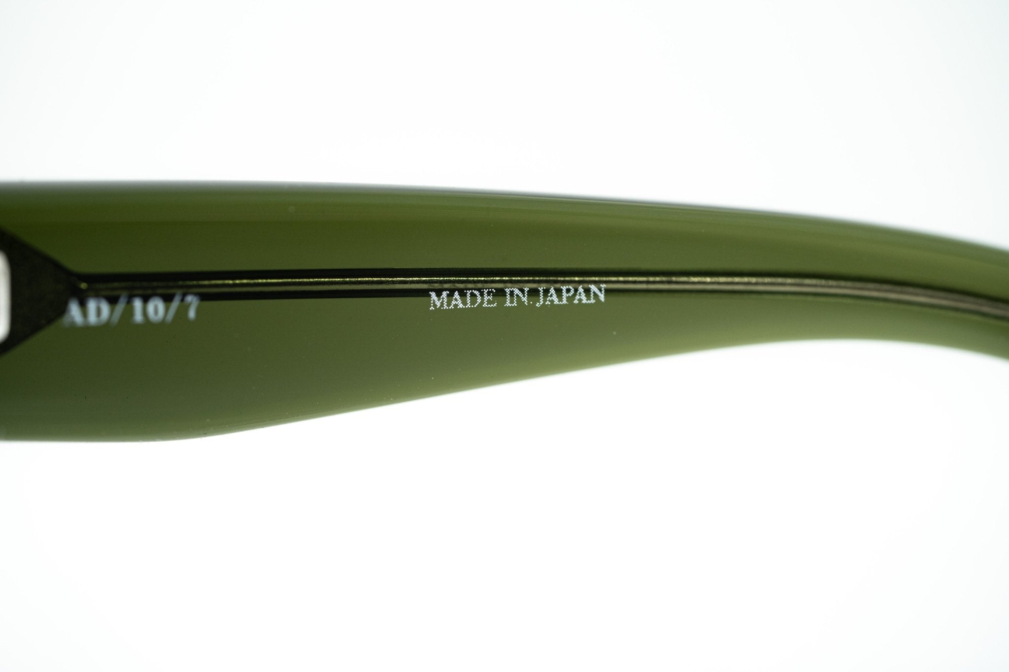 Ann Demeulemeester Sunglasses Flat Top Green and Green Graduated AD10C7SUN-GR8 Sunglasses