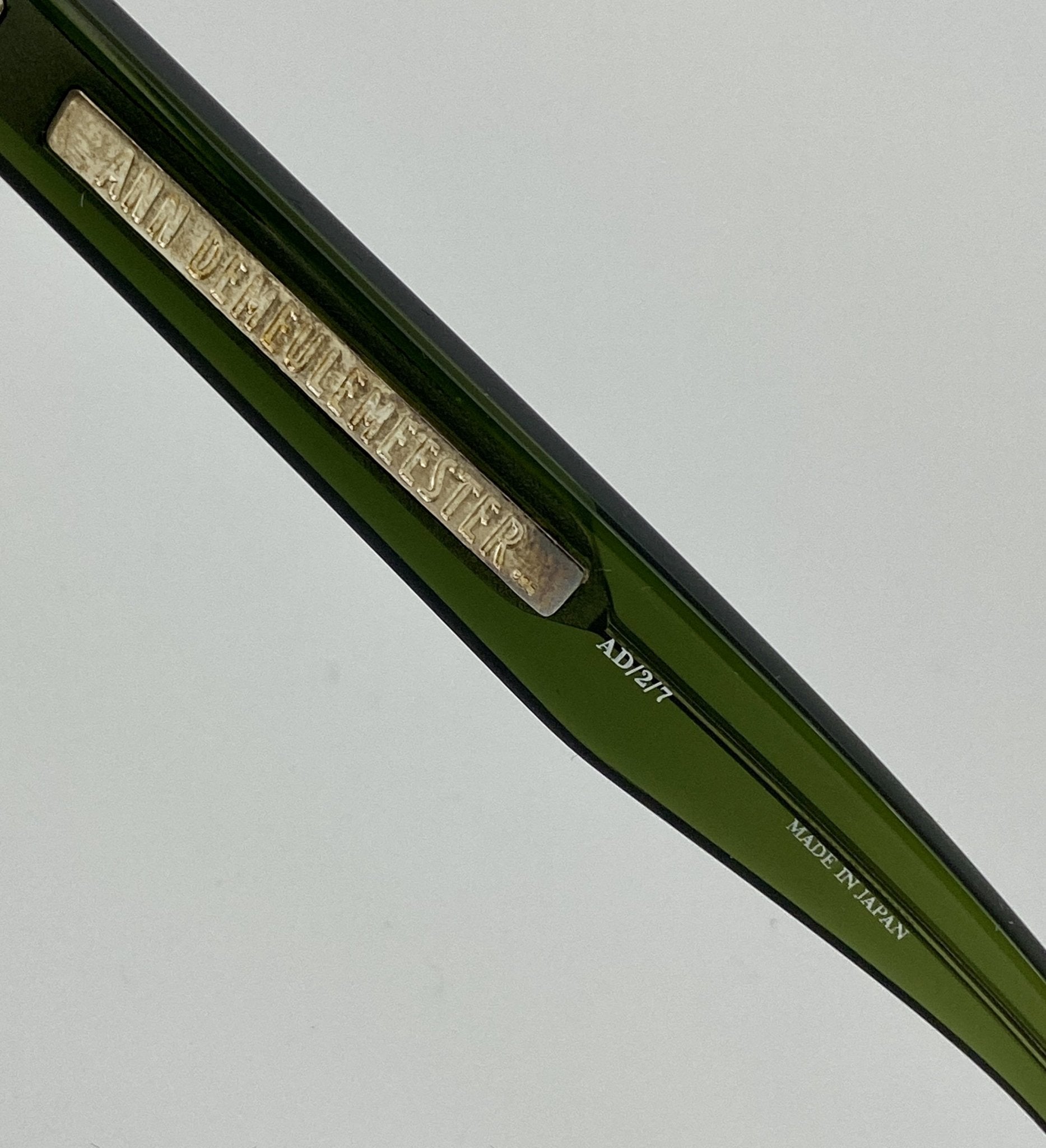 Ann Demeulemeester Men's Sunglasses Flat Top Green AD2C7SUN-GR8 Sunglasses