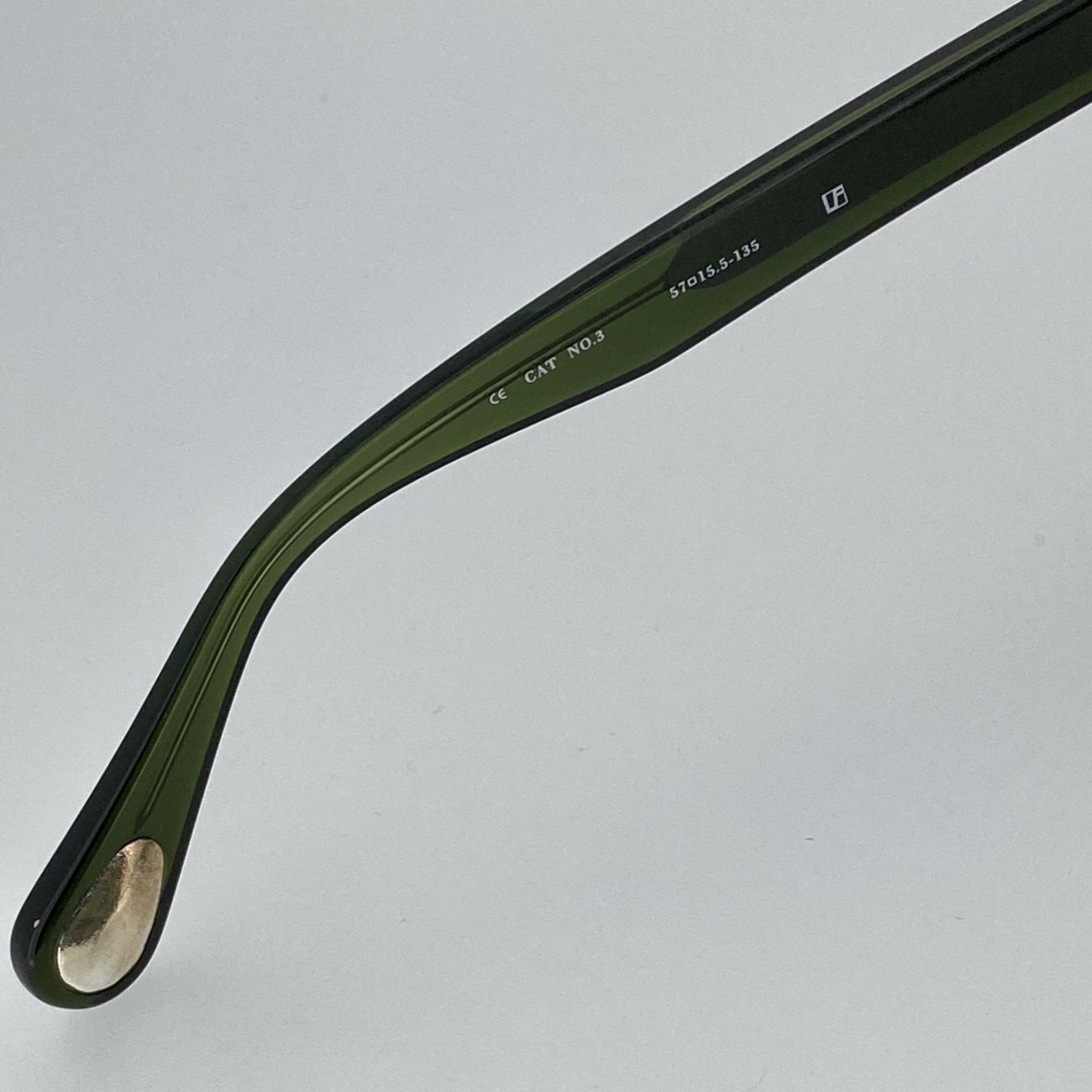 Ann Demeulemeester Men's Sunglasses Flat Top Green AD2C7SUN-GR8 Sunglasses