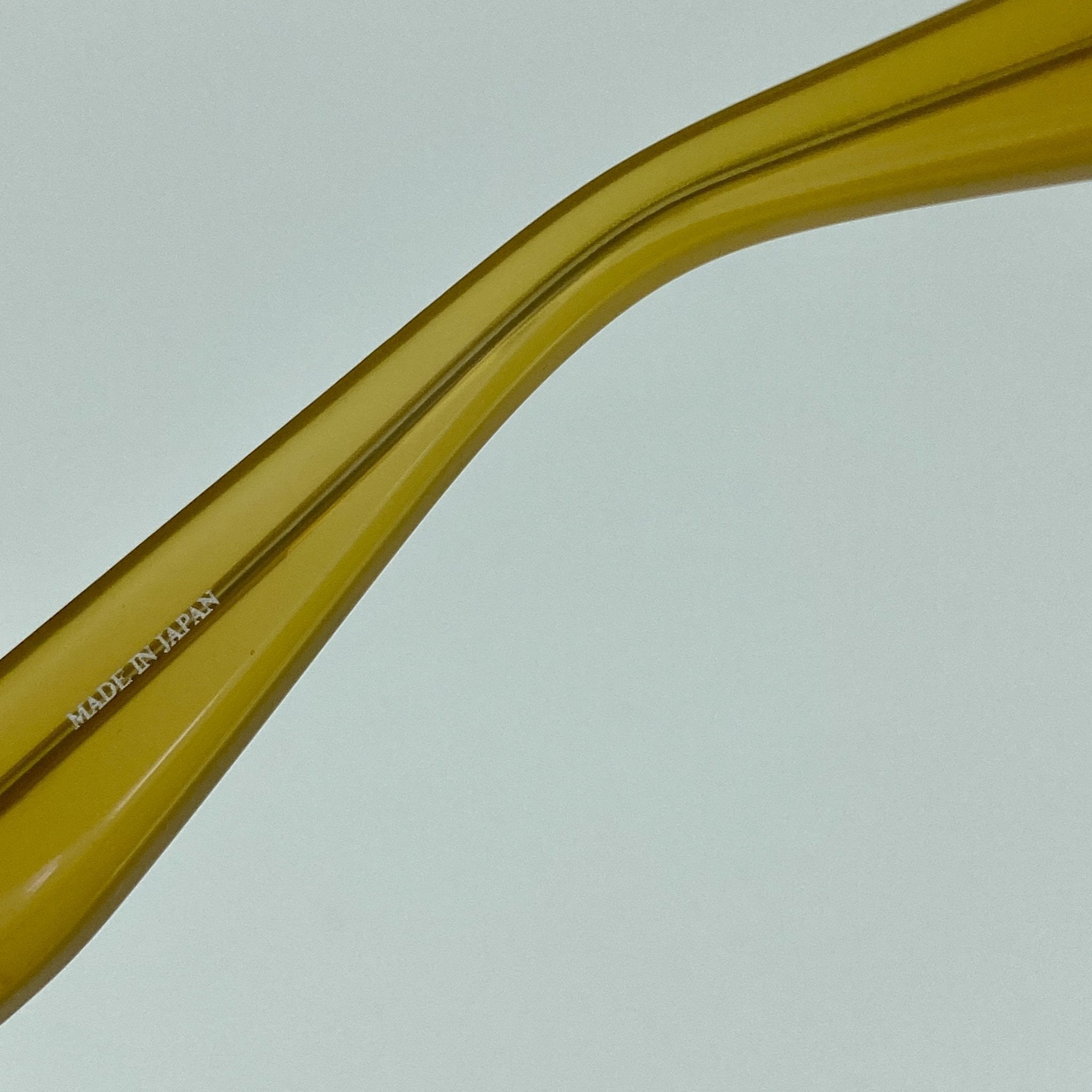 Ann Demeulemeester Sunglasses Flat Top Honey Orange and Green-GR8 Sunglasses