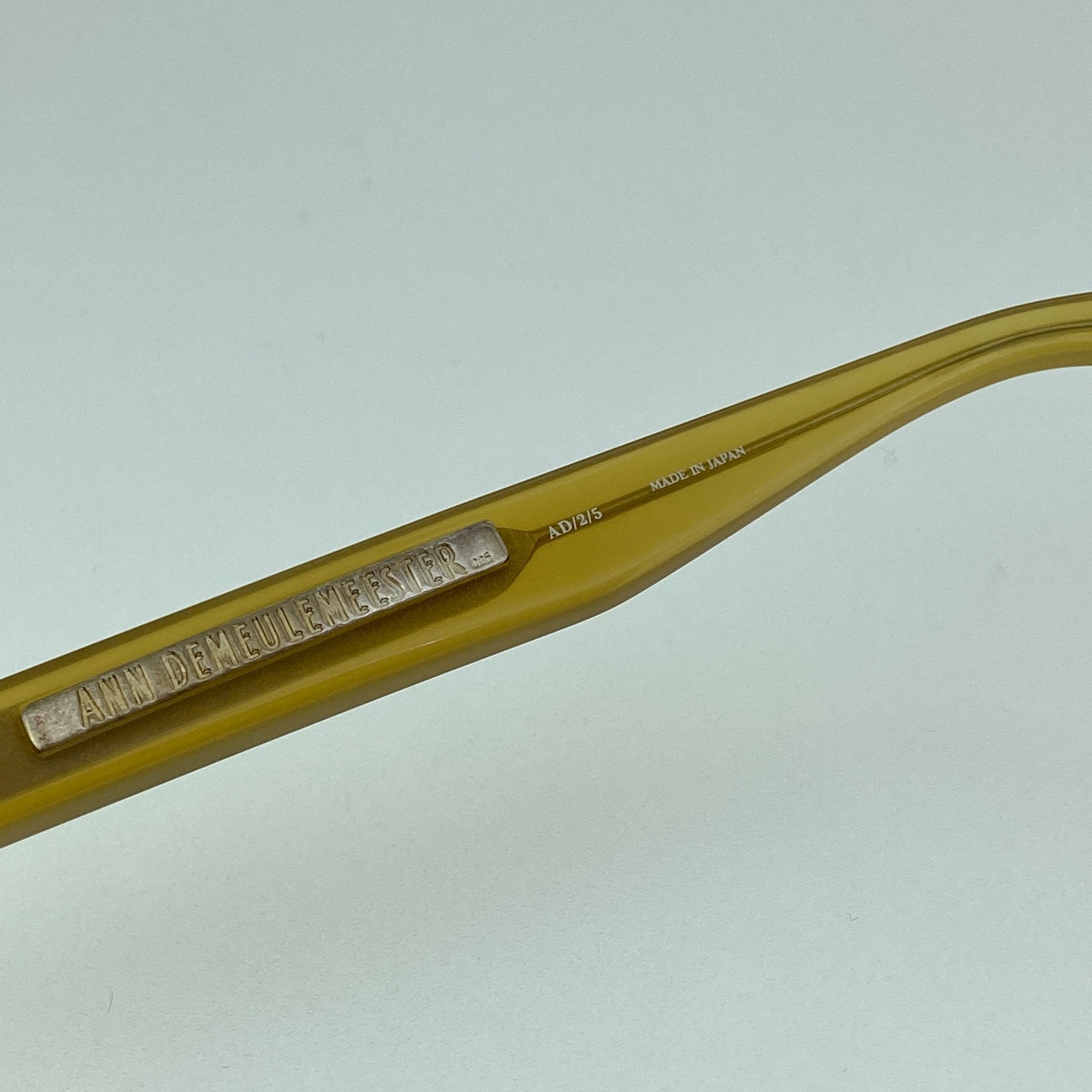 Ann Demeulemeester Sunglasses Flat Top Honey Orange and Green-GR8 Sunglasses