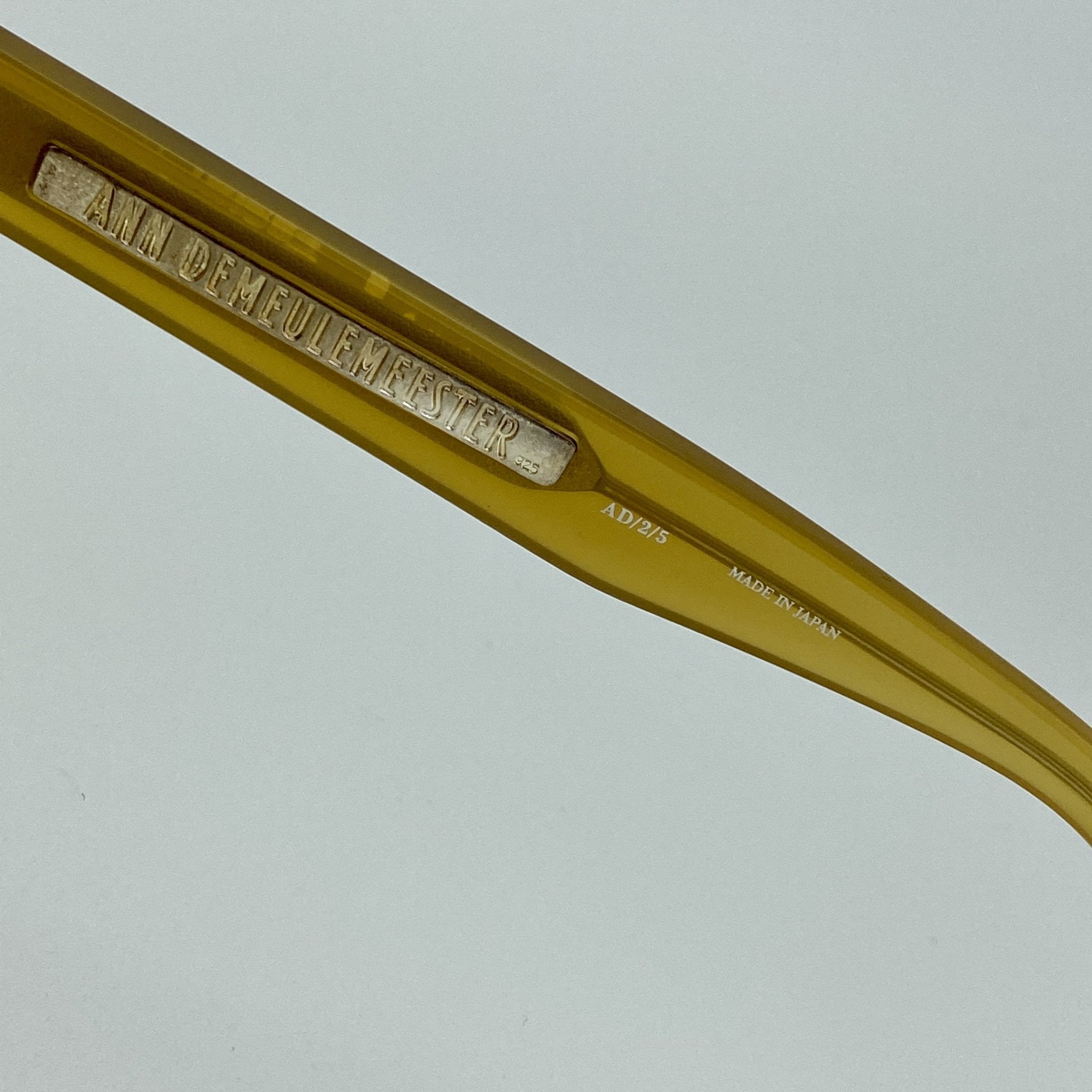 Ann Demeulemeester Sunglasses Flat Top Honey Orange and Green-GR8 Sunglasses