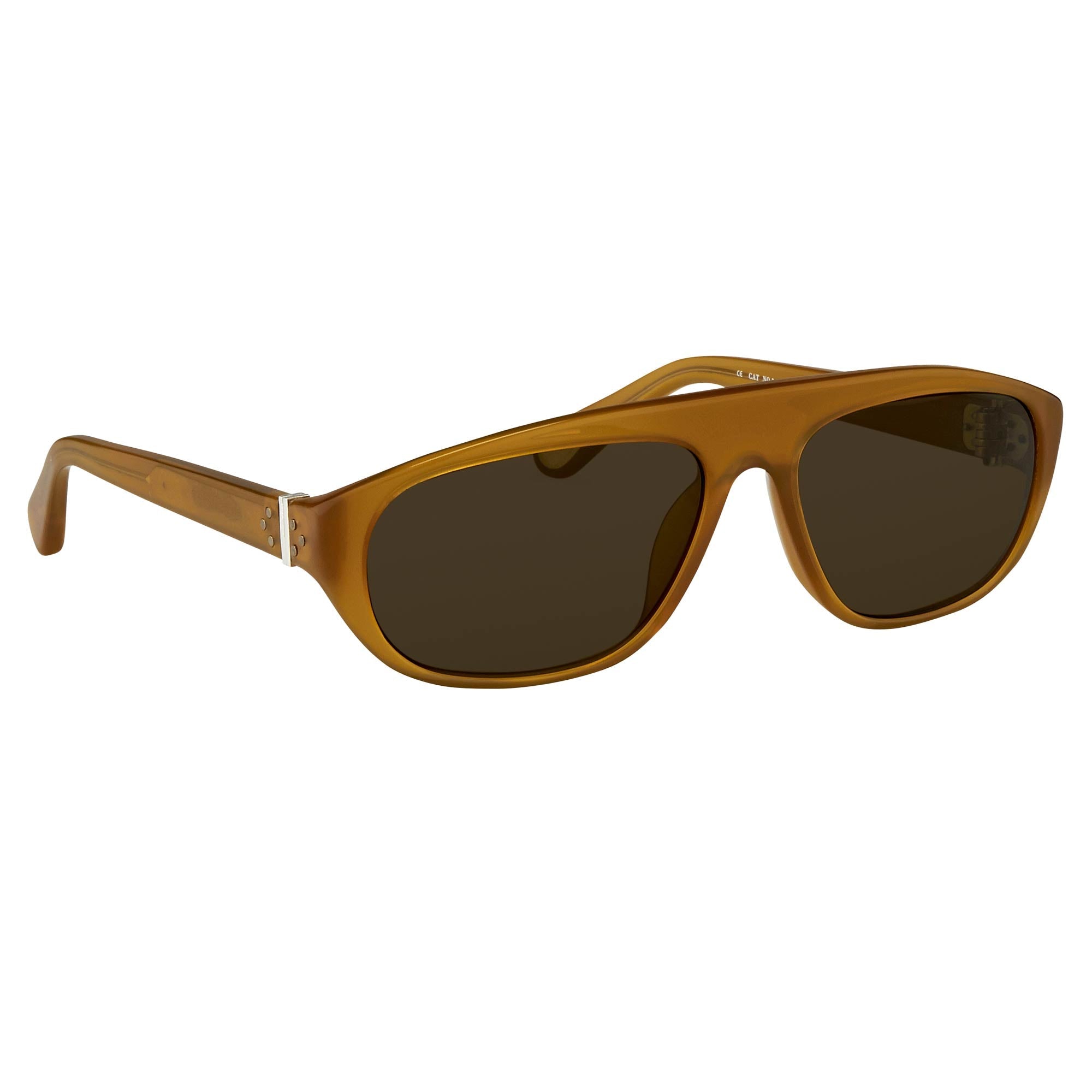 Ann Demeulemeester Sunglasses Flat Top Orange and Green-GR8 Sunglasses