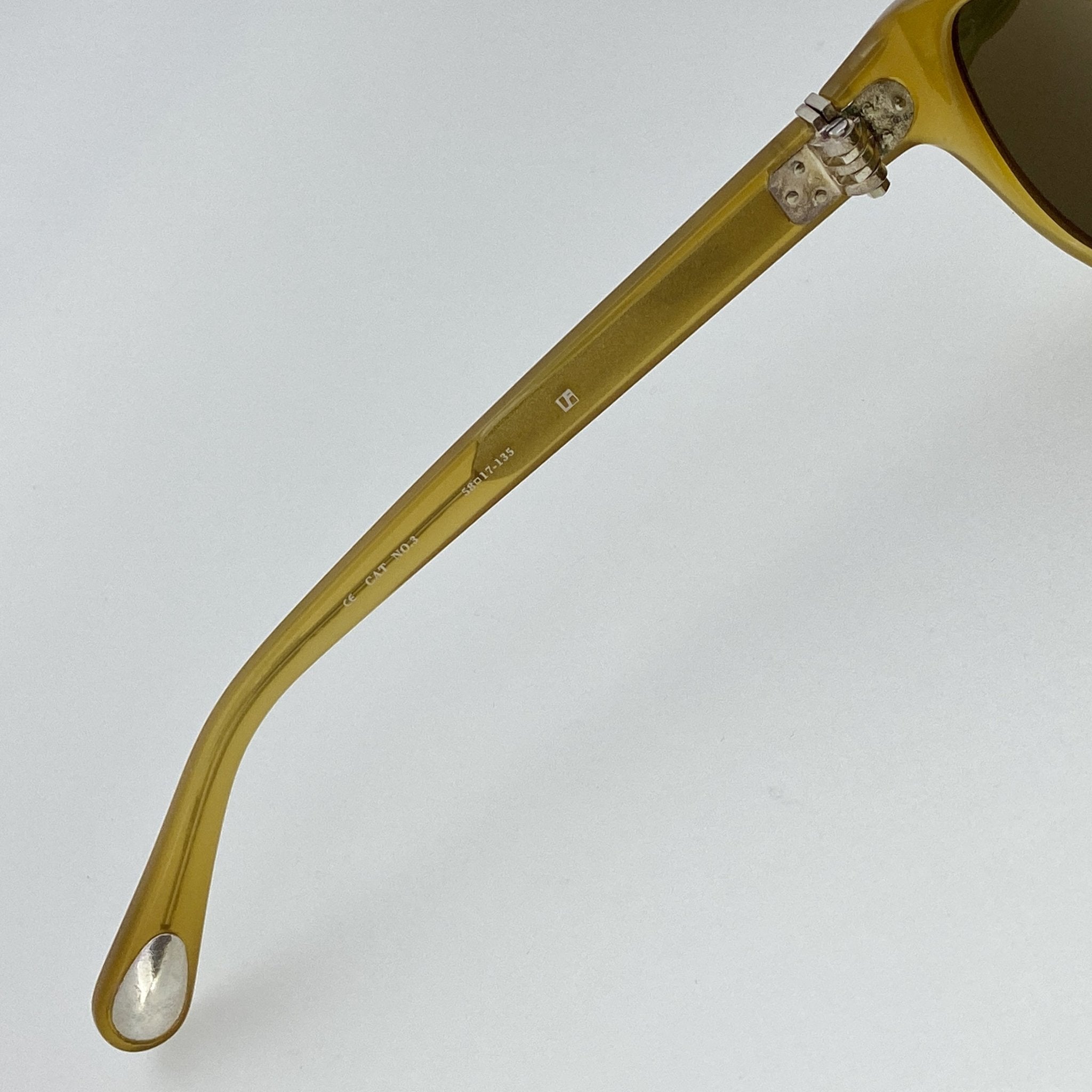 Ann Demeulemeester Sunglasses Flat Top Orange and Green-GR8 Sunglasses