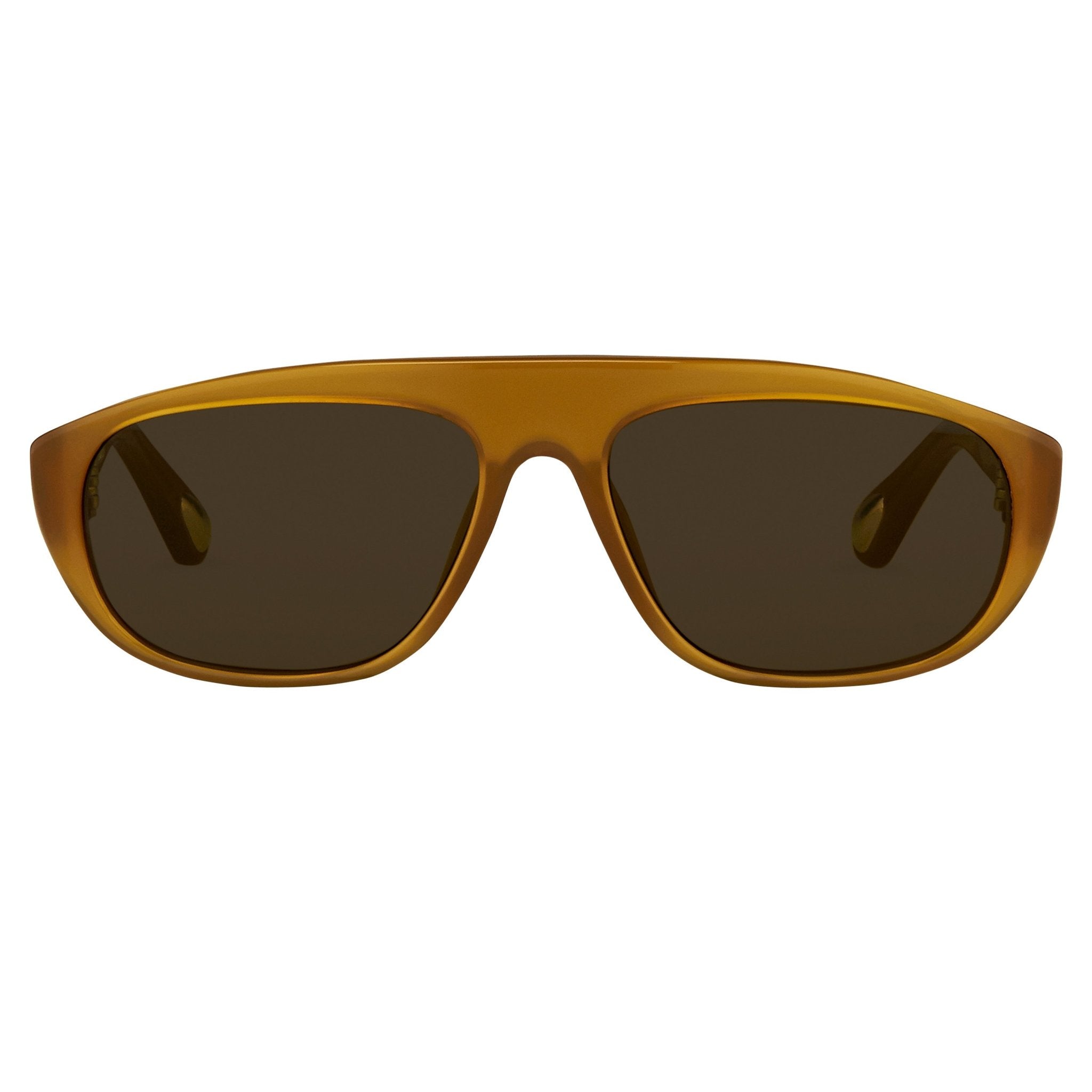 Ann Demeulemeester Sunglasses Flat Top Orange and Green-GR8 Sunglasses