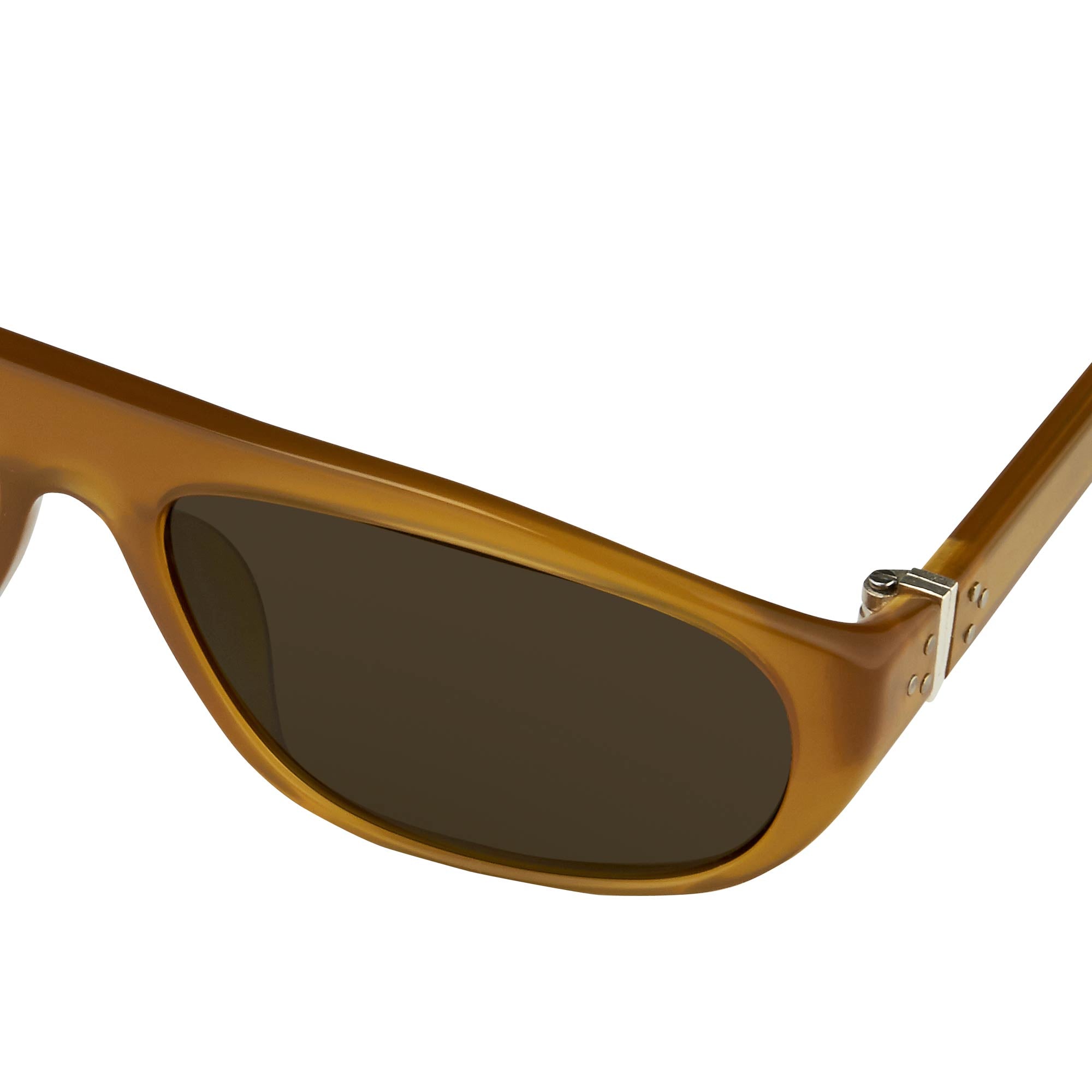 Ann Demeulemeester Sunglasses Flat Top Orange and Green-GR8 Sunglasses