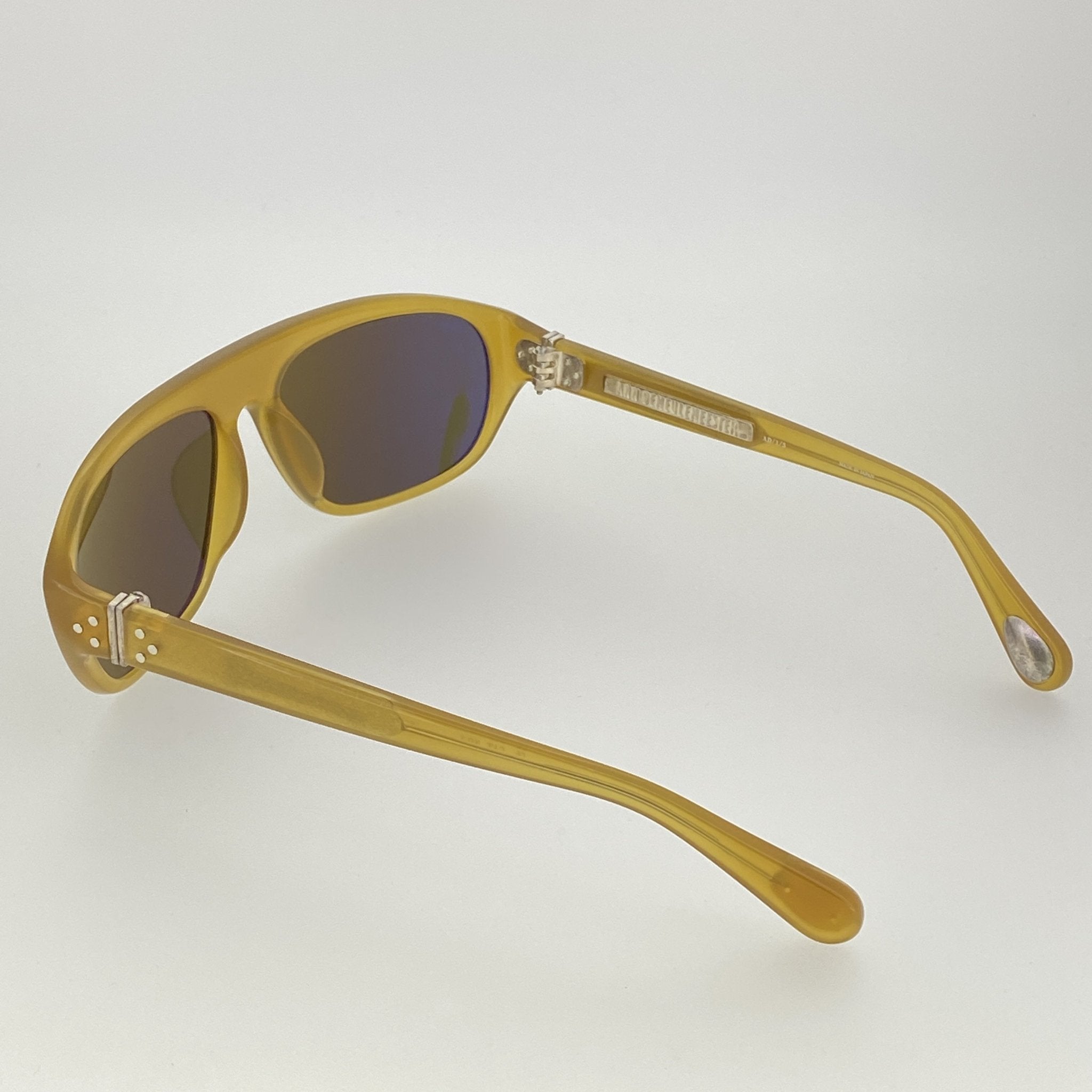 Ann Demeulemeester Sunglasses Flat Top Orange and Green-GR8 Sunglasses