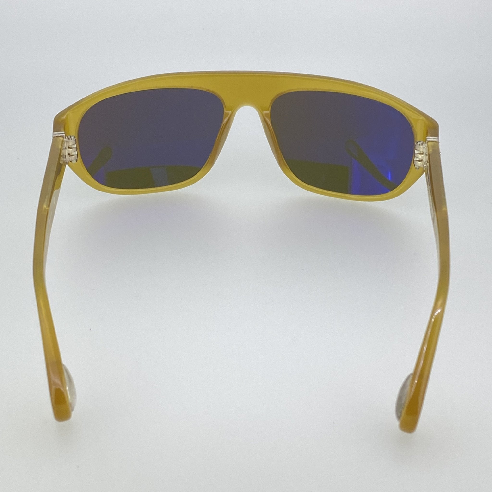 Ann Demeulemeester Sunglasses Flat Top Orange and Green-GR8 Sunglasses