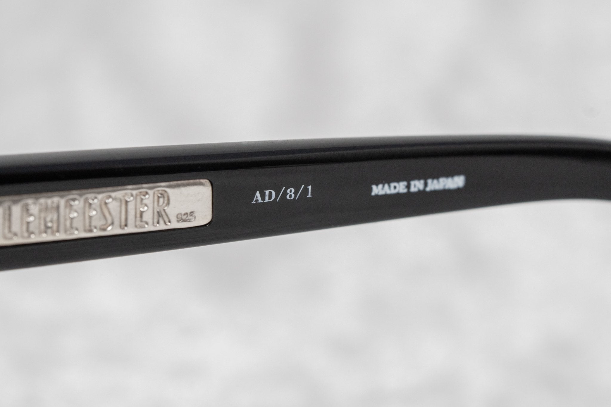 Ann Demeulemeester Ladies Sunglasses Oval Black and Grey AD8C1SUN-GR8 Sunglasses