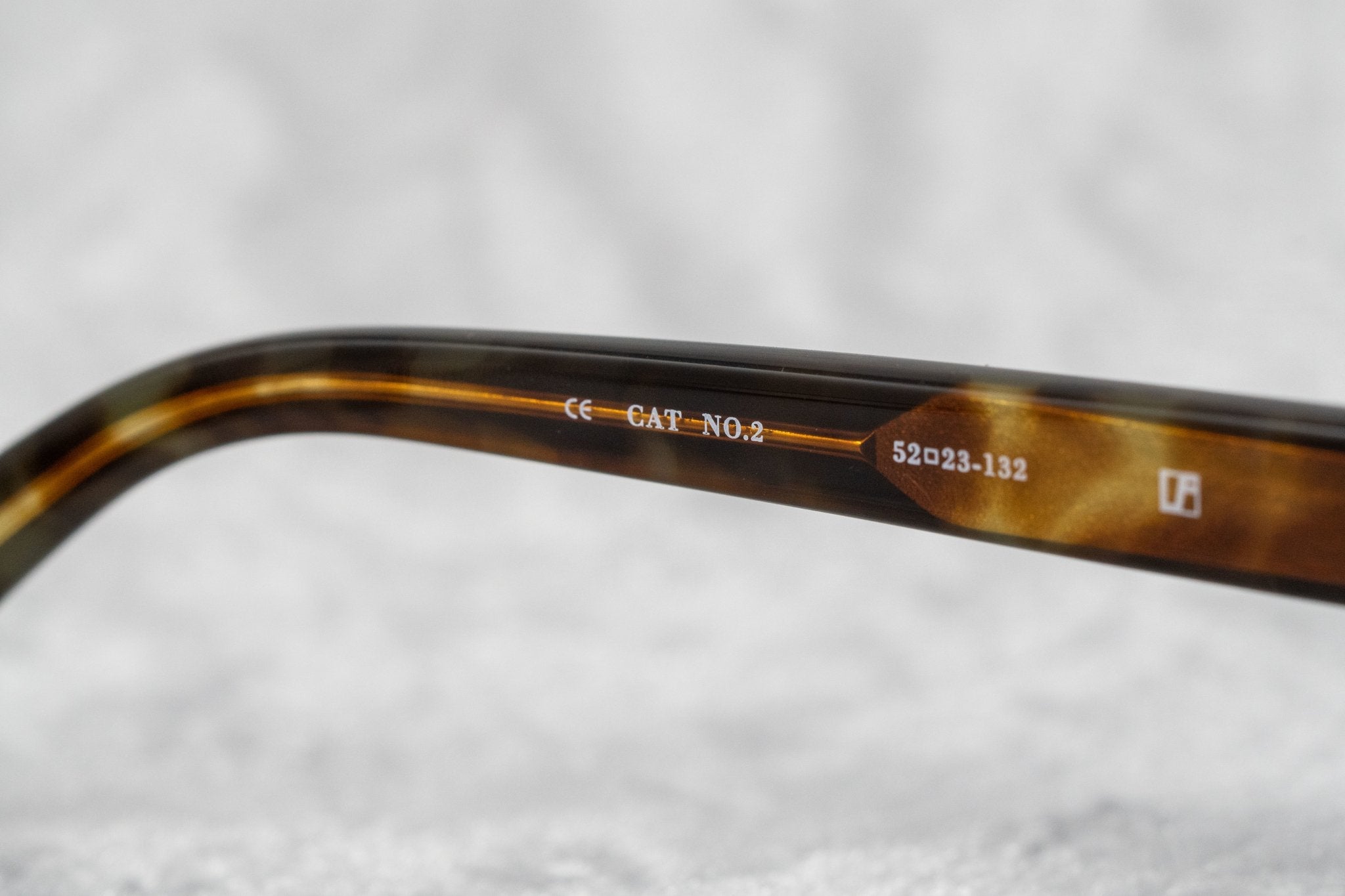 Ann Demeulemeester Ladies Sunglasses Oval Black and Brown Graduated AD8C6SUN-GR8 Sunglasses