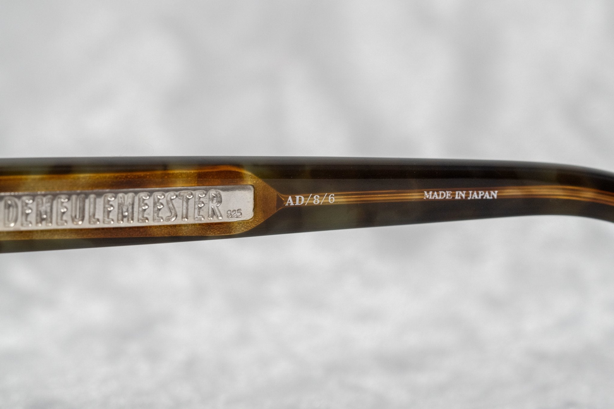 Ann Demeulemeester Ladies Sunglasses Oval Black and Brown Graduated AD8C6SUN-GR8 Sunglasses