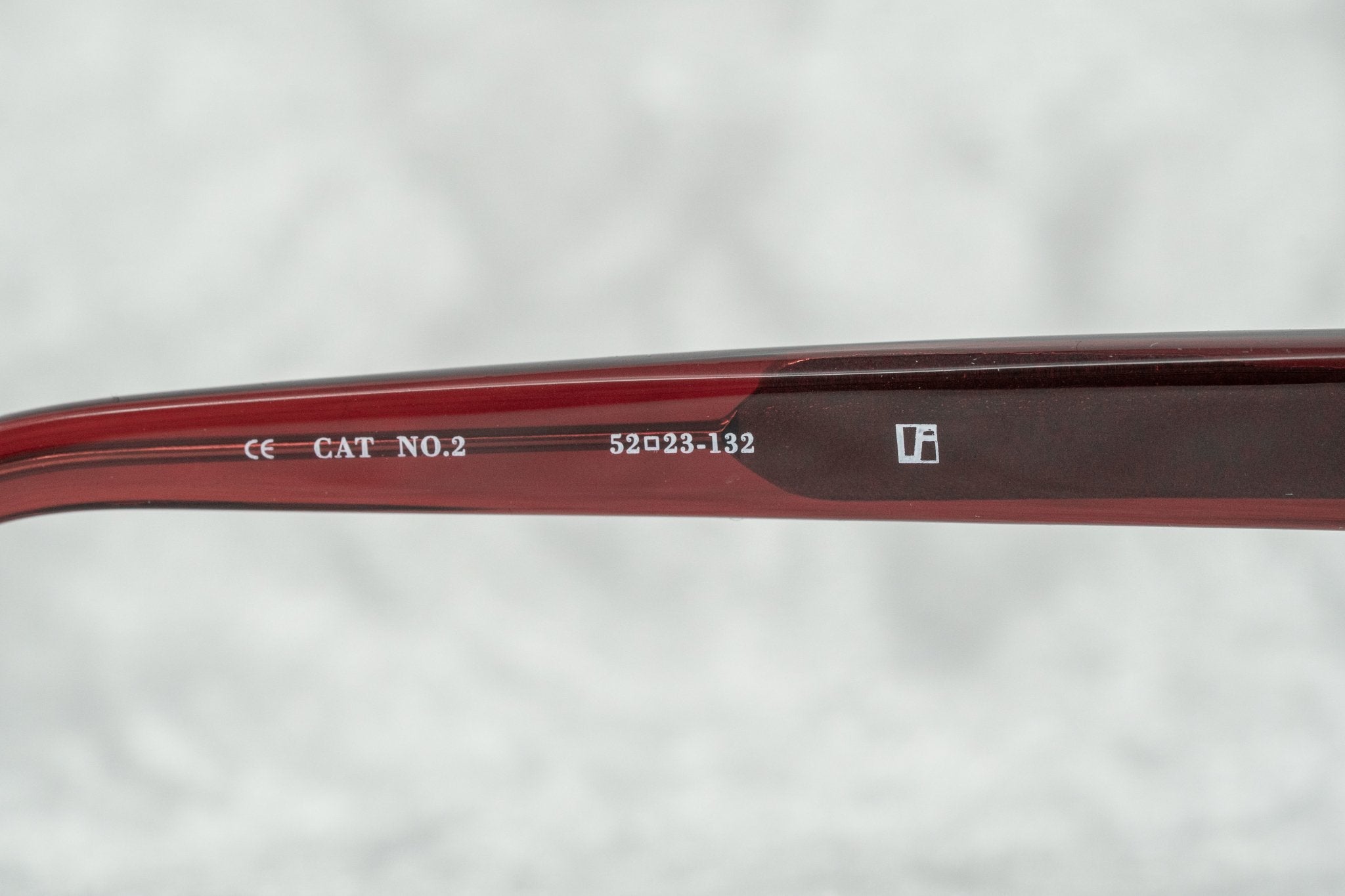 Ann Demeulemeester Sunglasses Oval Red Silver and Blue-GR8 Sunglasses