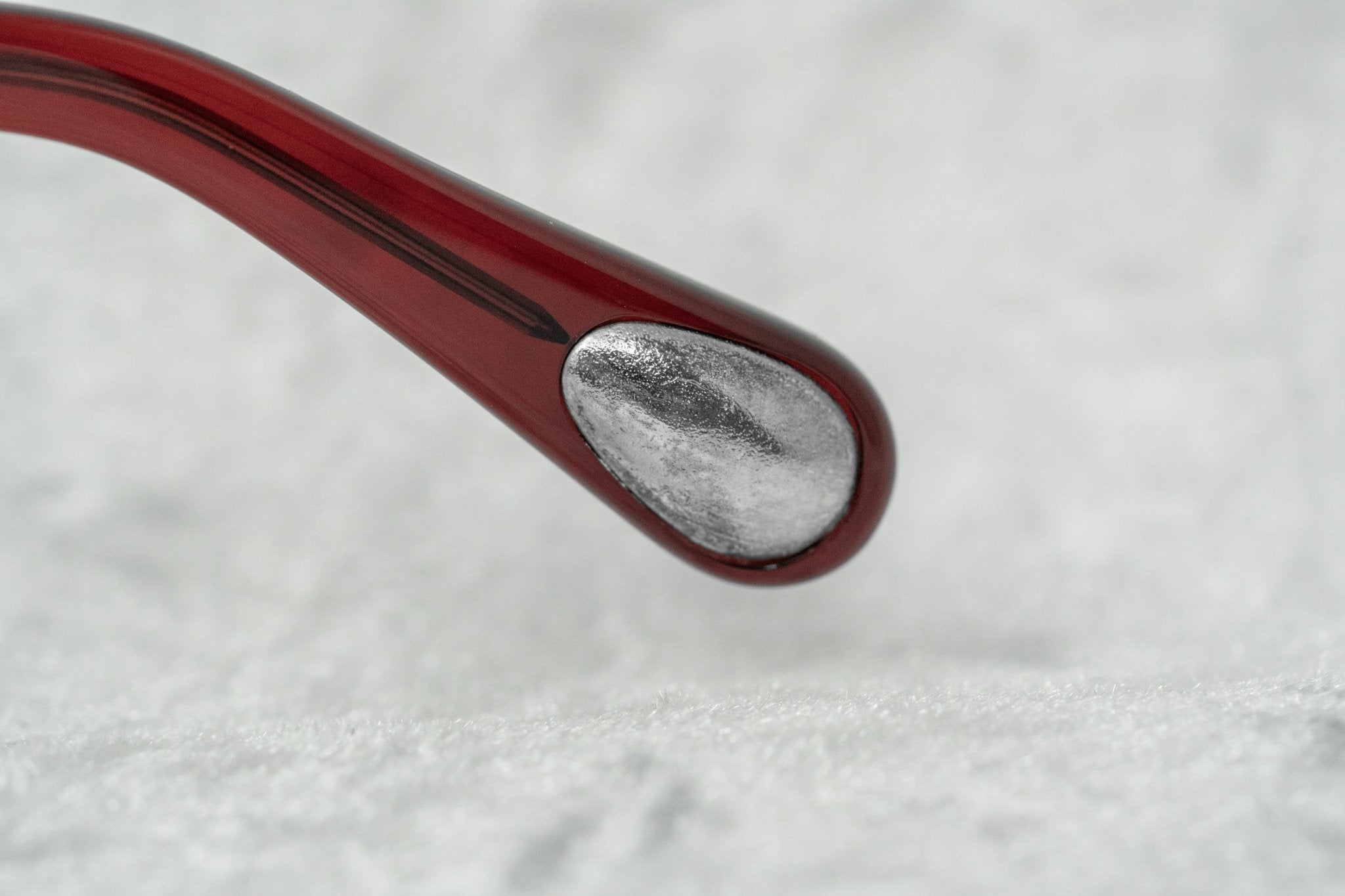 Ann Demeulemeester Sunglasses Oval Red Silver and Blue-GR8 Sunglasses