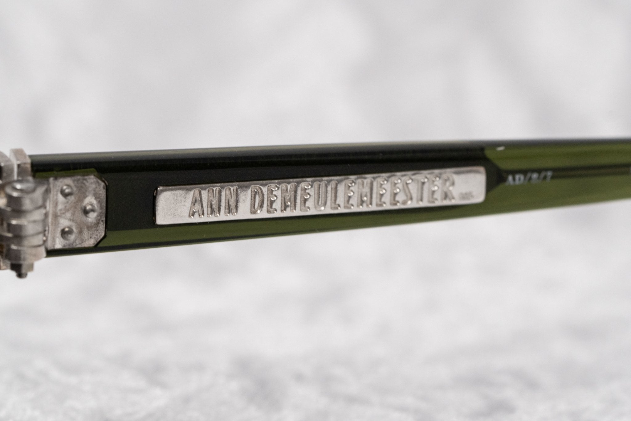 Ann Demeulemeester Sunglasses Oval Green and Purple-GR8 Sunglasses