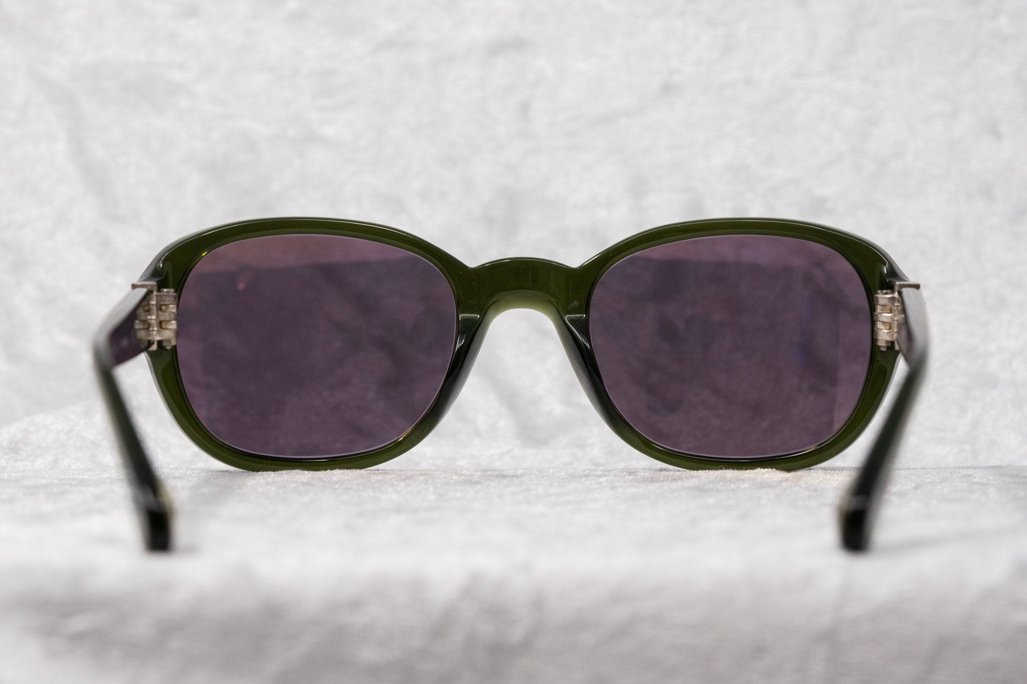 Ann Demeulemeester Sunglasses Oval Green and Purple-GR8 Sunglasses