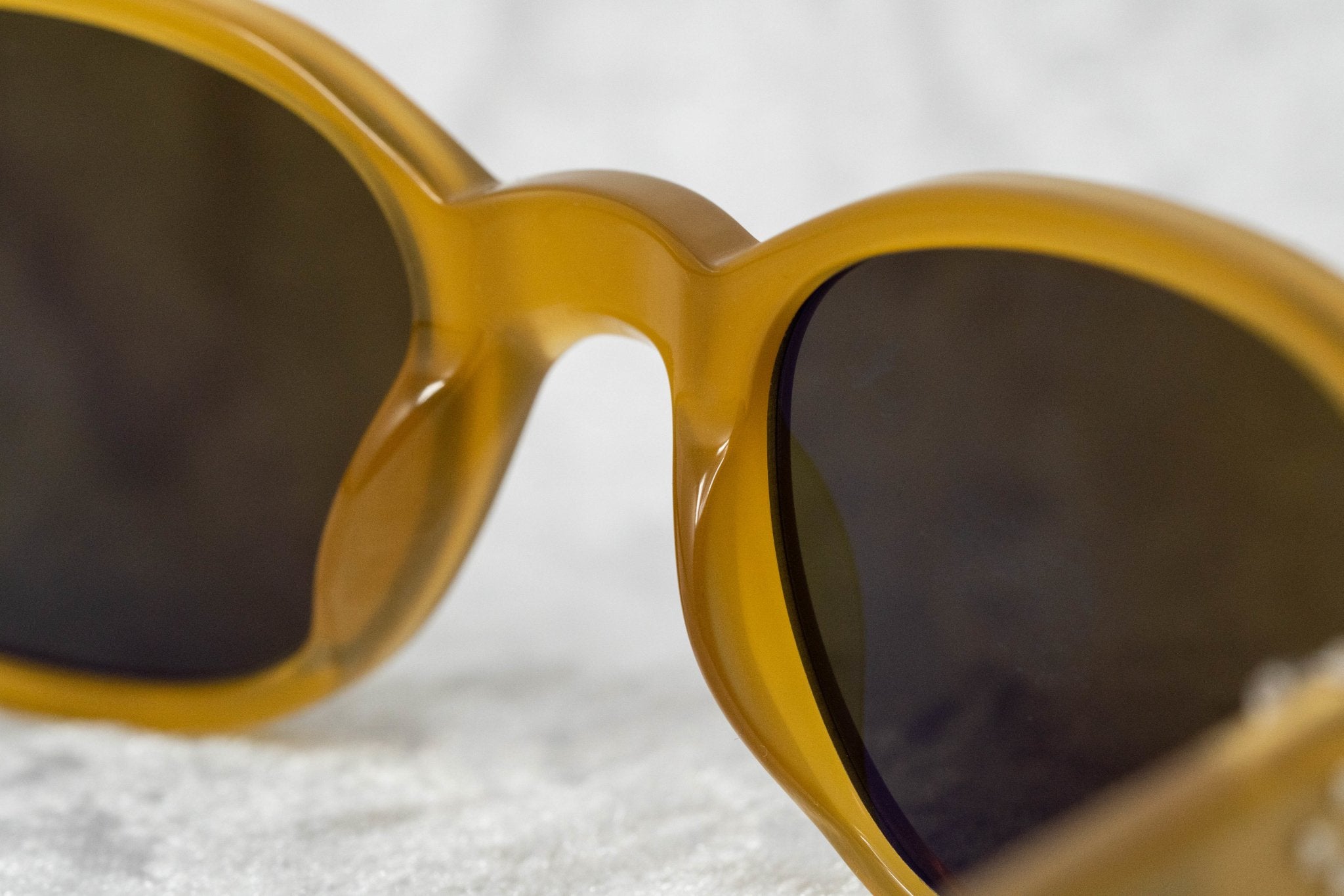 Ann Demeulemeester Sunglasses Oval Honey and Green-GR8 Sunglasses