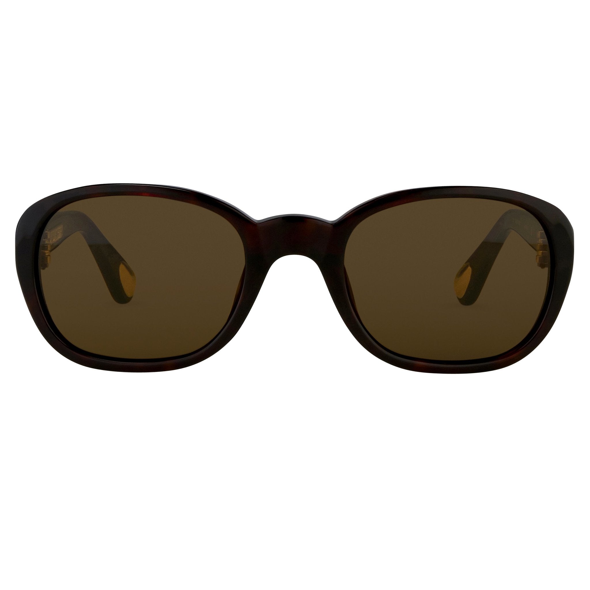Ann Demeulemeester Sunglasses Oval Tortoise Shell and Brown-GR8 Sunglasses