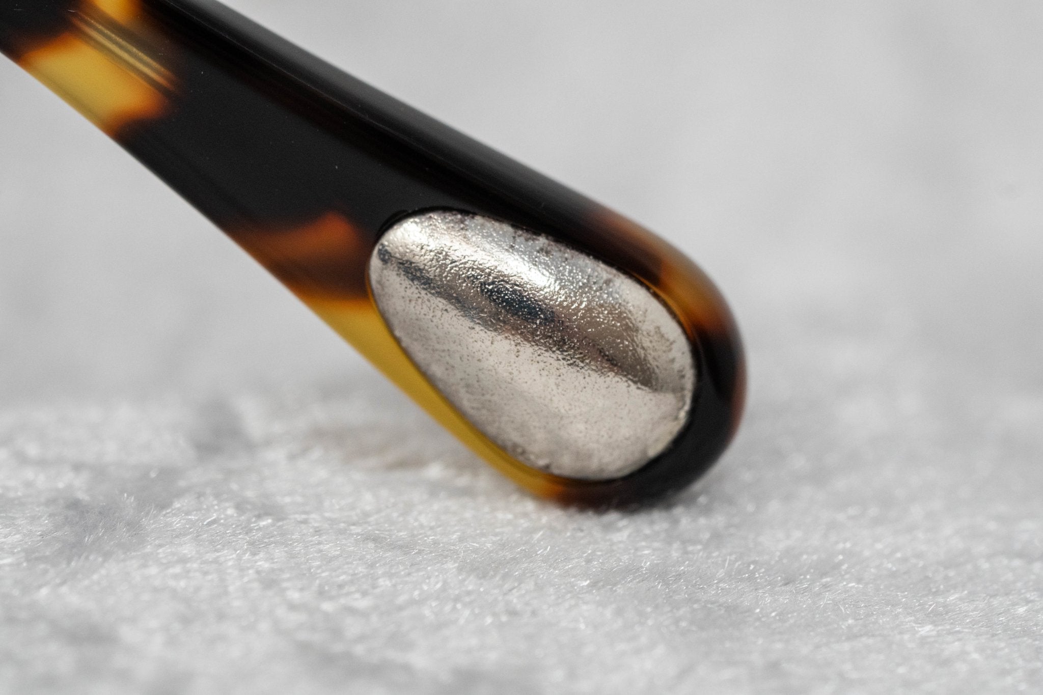 Ann Demeulemeester Ladies Sunglasses Oval Tortoise Shell and Grey AD8C2SUN-GR8 Sunglasses