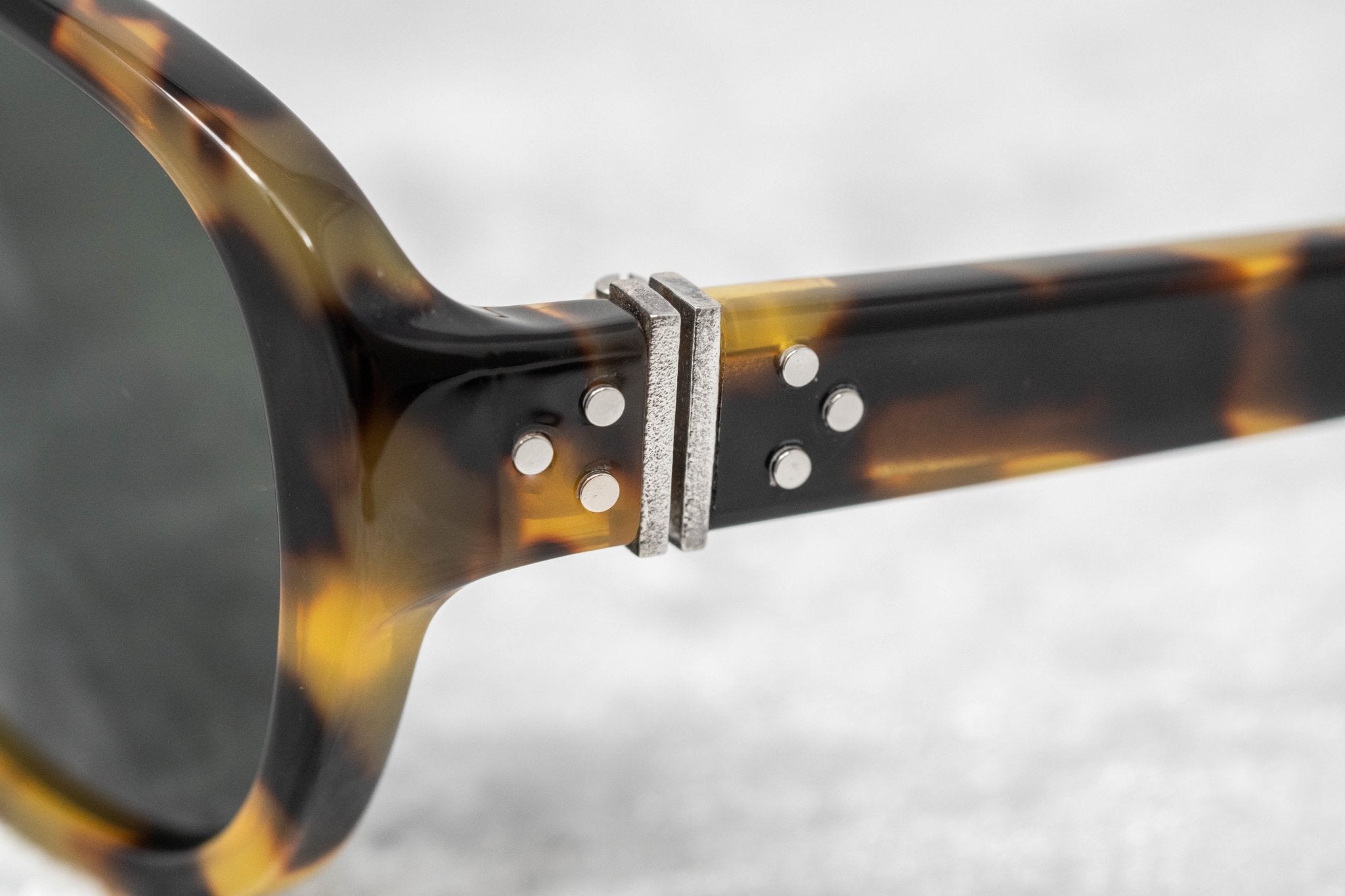 Ann Demeulemeester Ladies Sunglasses Oval Tortoise Shell and Grey AD8C2SUN-GR8 Sunglasses