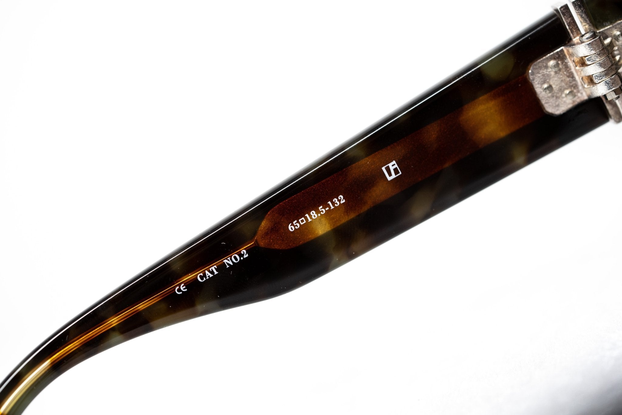 Ann Demeulemeester Ladies Sunglasses Oversized Black and Brown AD6C6SUN-GR8 Sunglasses