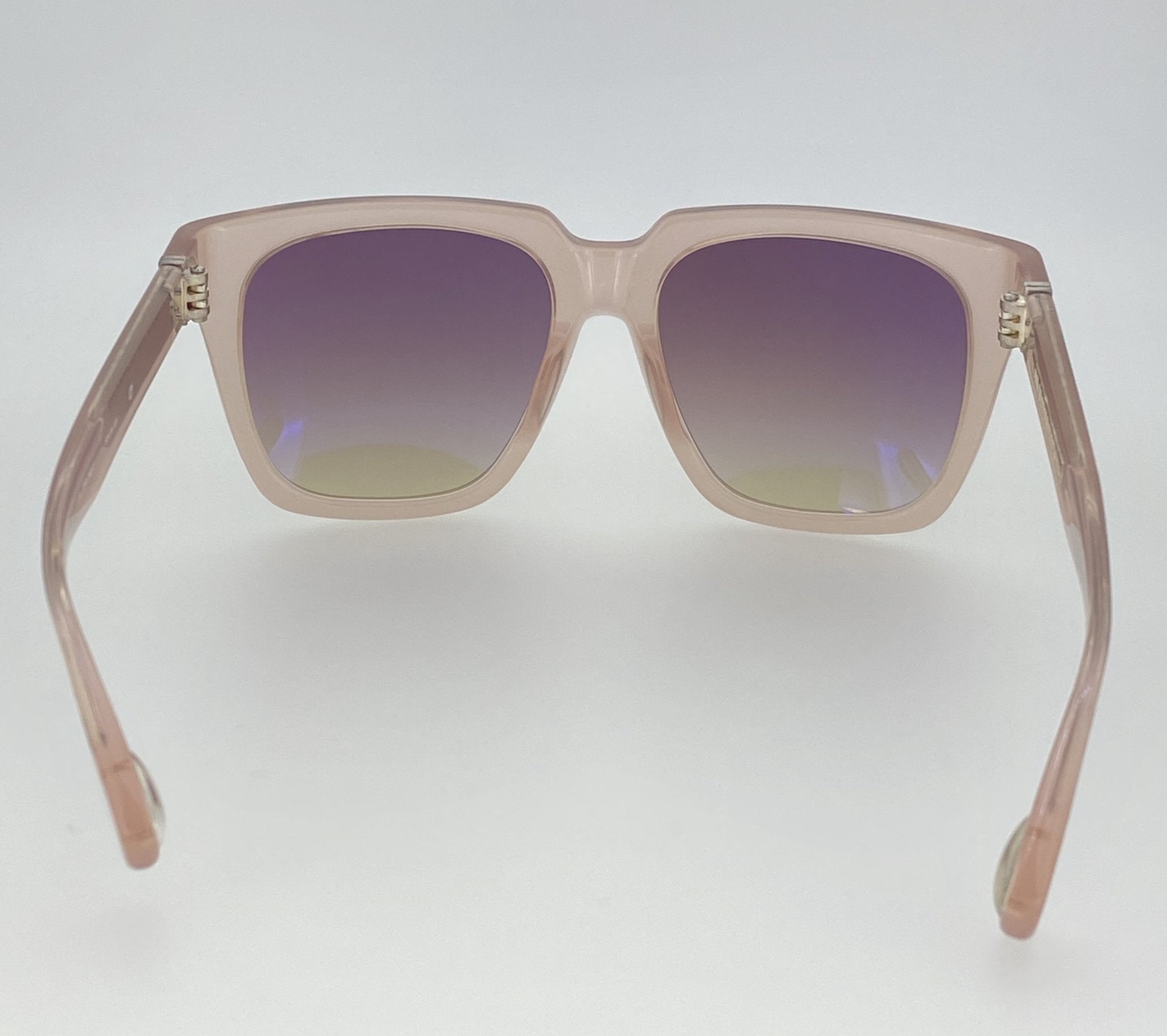 Ann Demeulemeester Sunglasses Oversized Blush Pink and Brown-GR8 Sunglasses