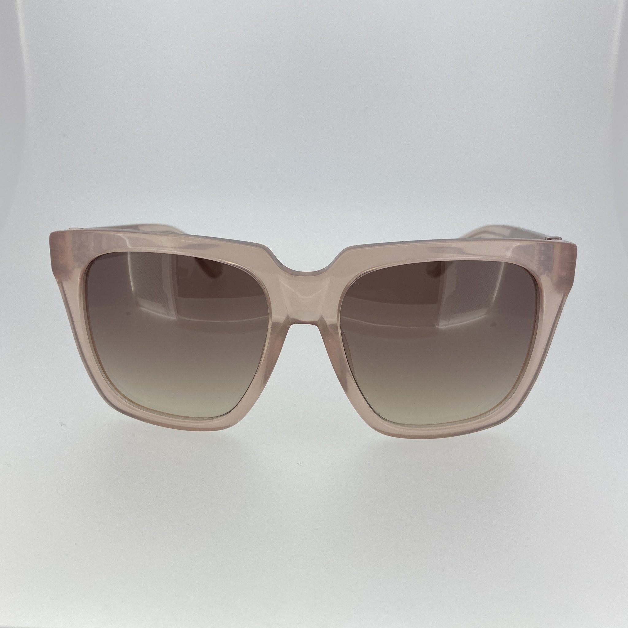 Ann Demeulemeester Sunglasses Oversized Blush Pink and Brown-GR8 Sunglasses