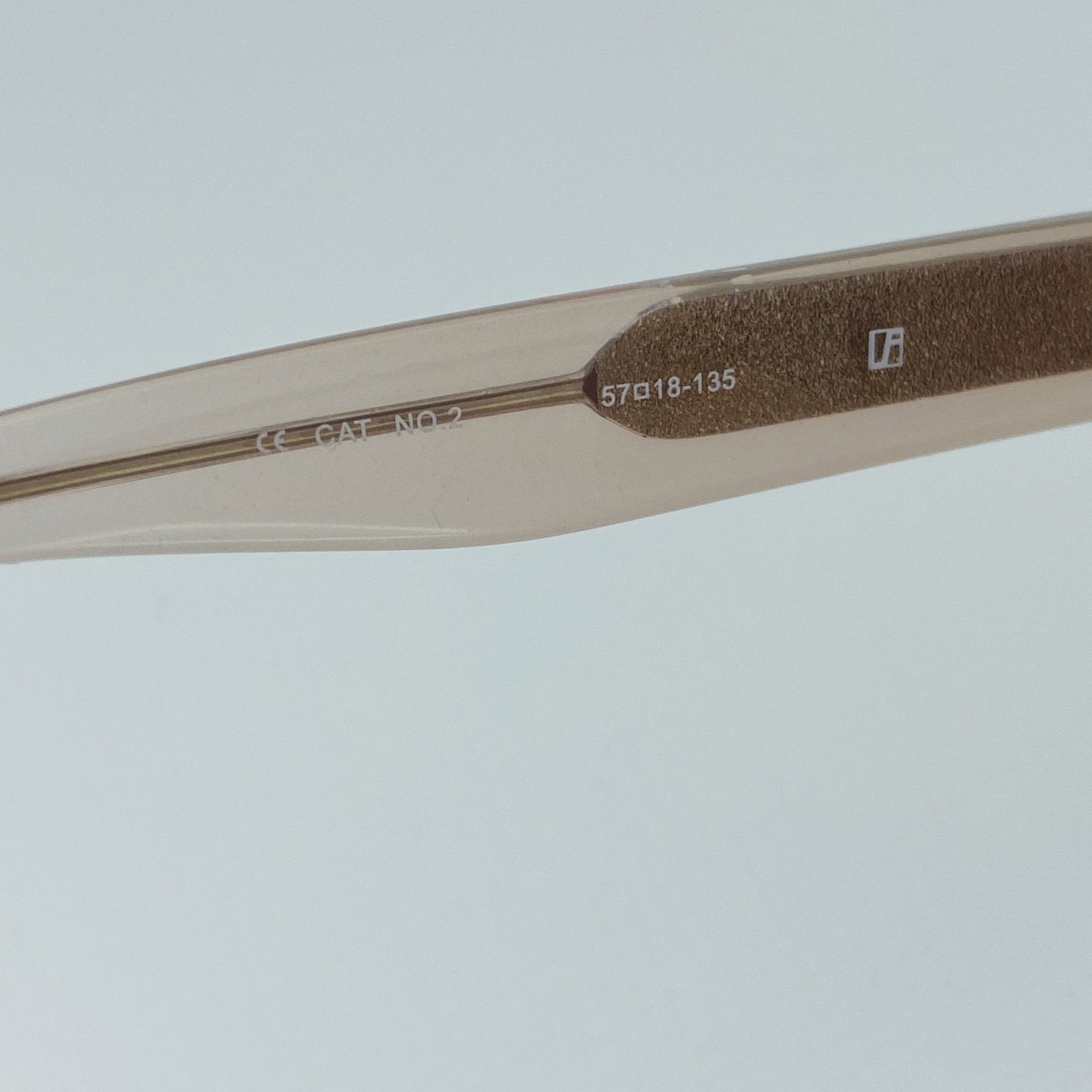 Ann Demeulemeester Sunglasses Oversized Blush Pink and Brown-GR8 Sunglasses