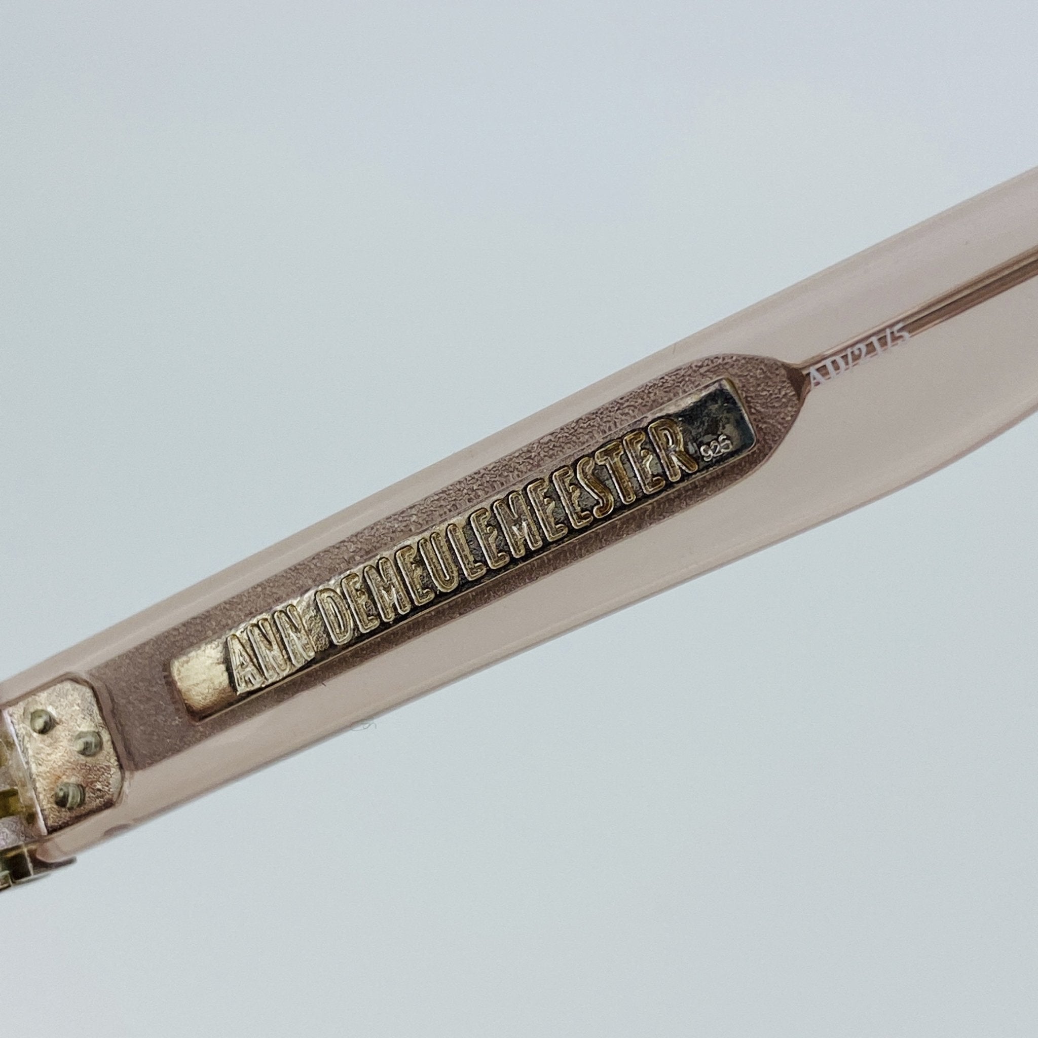 Ann Demeulemeester Sunglasses Oversized Blush Pink and Brown-GR8 Sunglasses