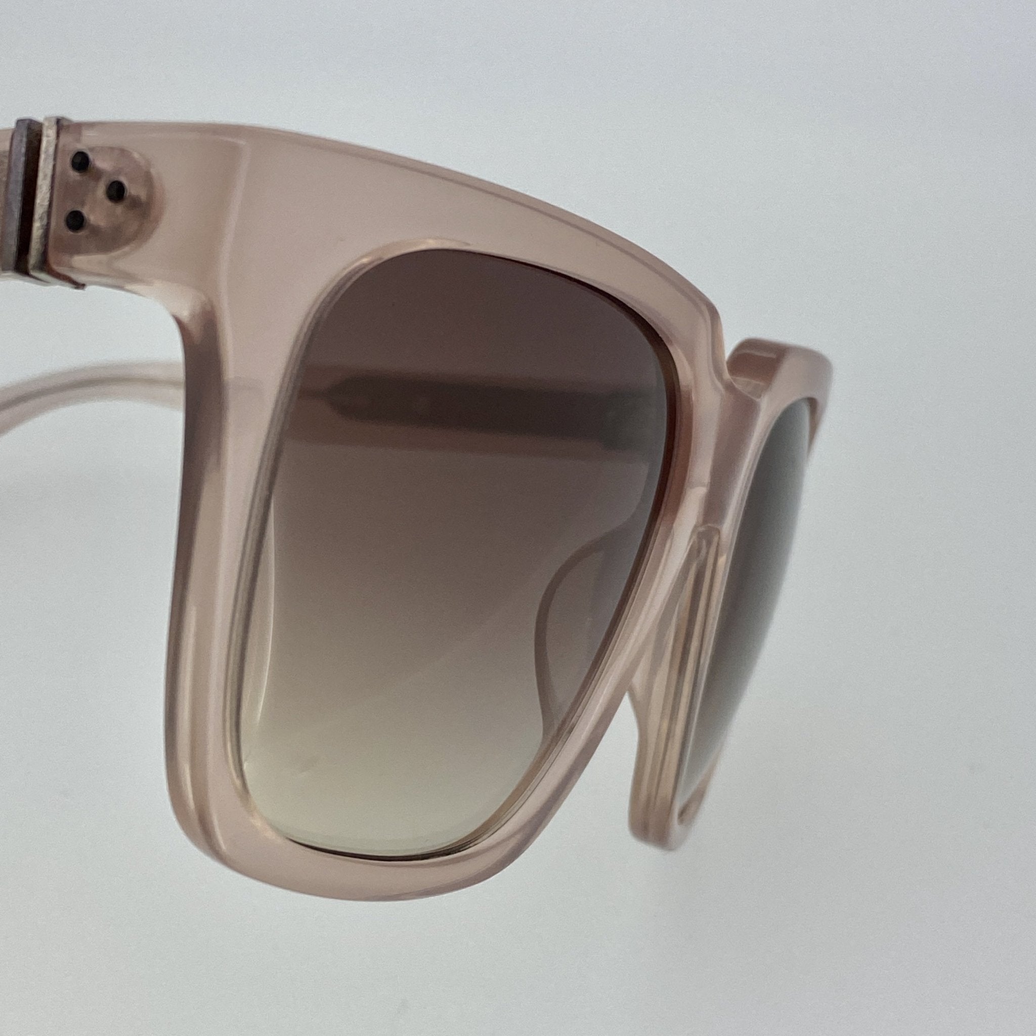 Ann Demeulemeester Sunglasses Oversized Blush Pink and Brown-GR8 Sunglasses