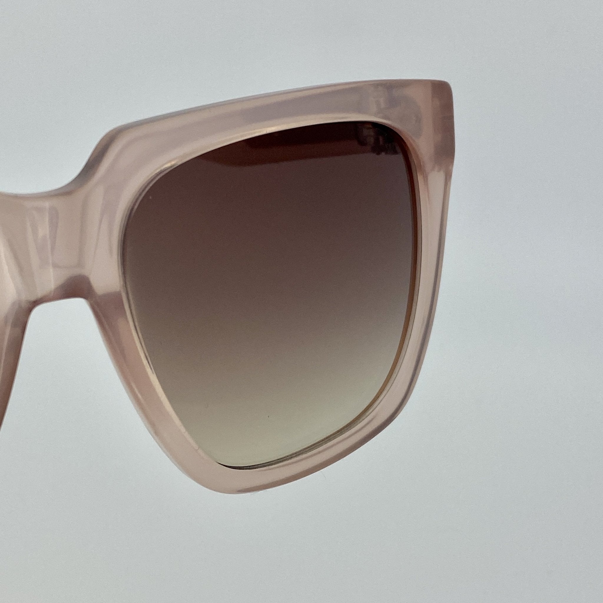 Ann Demeulemeester Sunglasses Oversized Blush Pink and Brown-GR8 Sunglasses