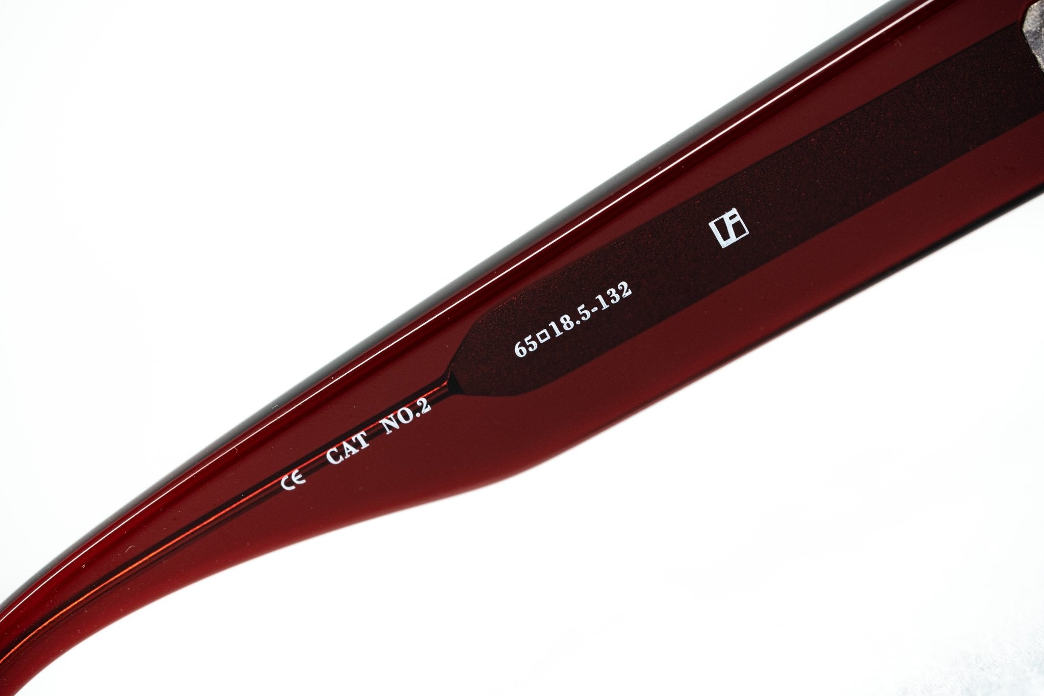 Ann Demeulemeester Ladies Sunglasses Oversized Bordeaux Red and Blue AD6C3SUN-GR8 Sunglasses