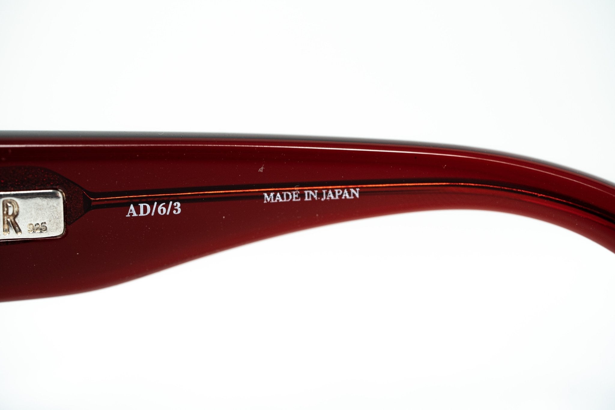 Ann Demeulemeester Ladies Sunglasses Oversized Bordeaux Red and Blue AD6C3SUN-GR8 Sunglasses