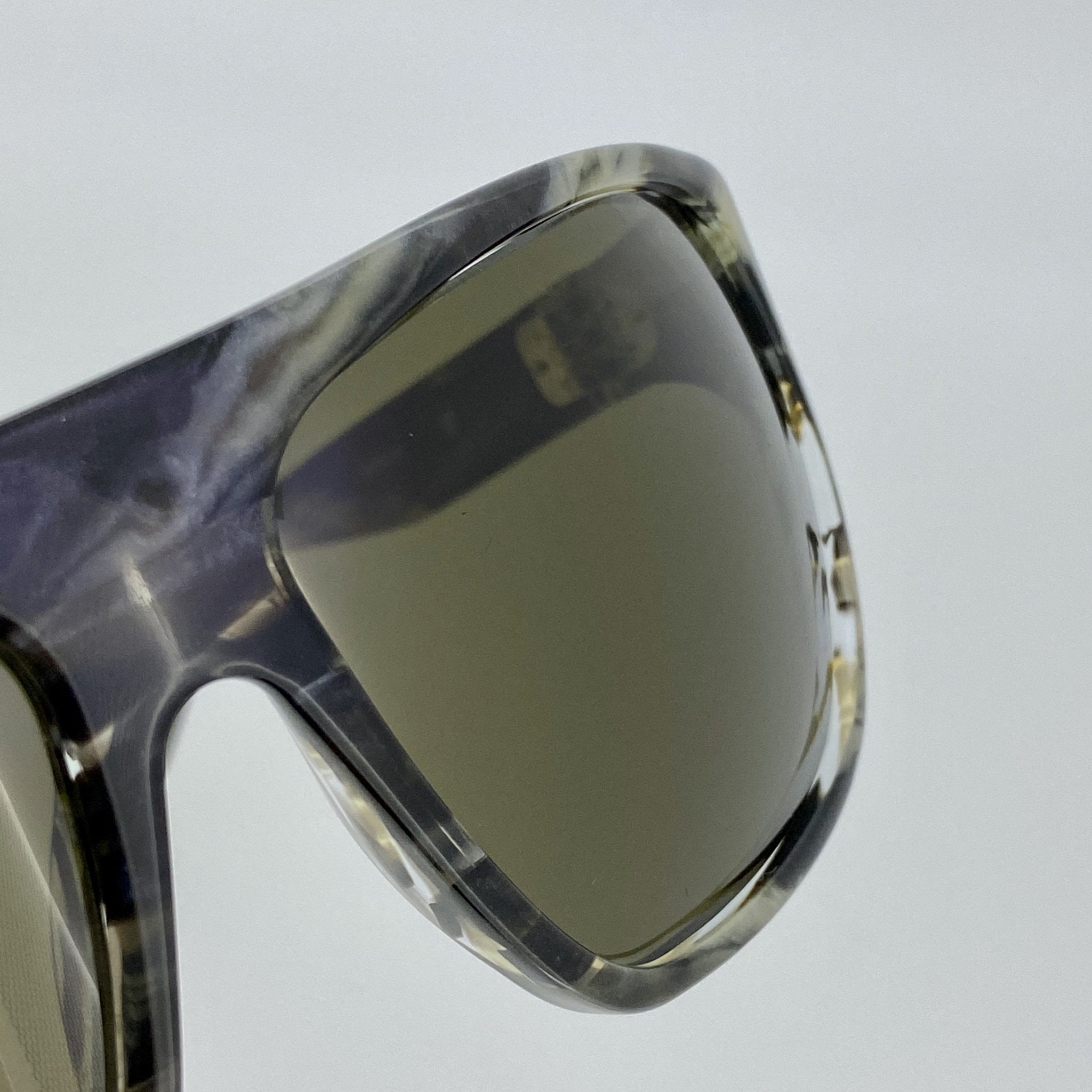 Ann Demeulemeester Men's Sunglasses Oversized Brown and Green AD31C3SUN-GR8 Sunglasses