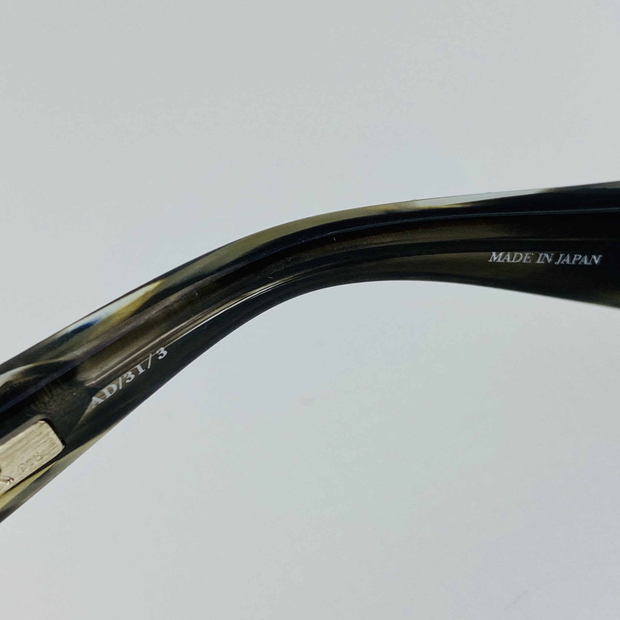 Ann Demeulemeester Men's Sunglasses Oversized Brown and Green AD31C3SUN-GR8 Sunglasses