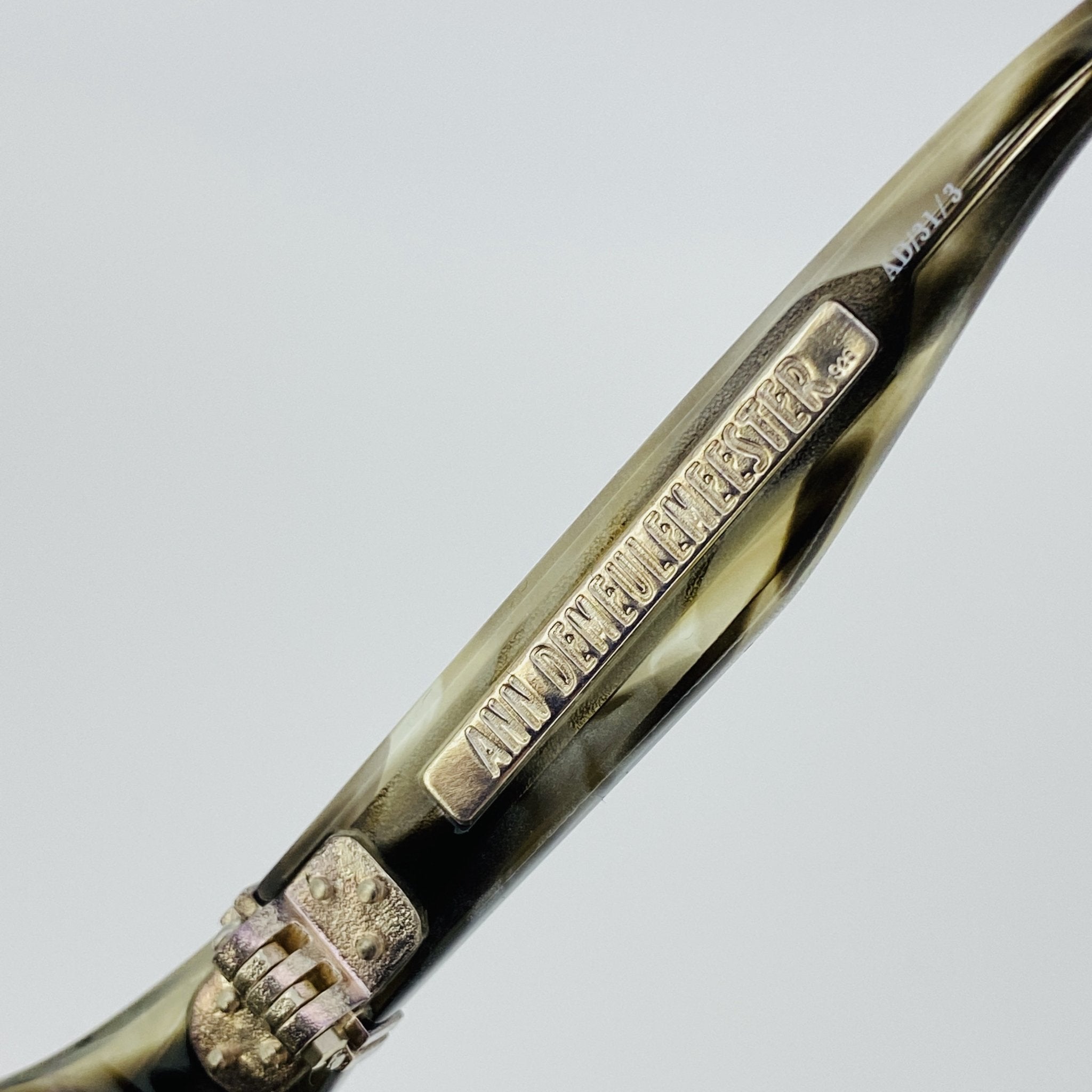 Ann Demeulemeester Men's Sunglasses Oversized Brown and Green AD31C3SUN-GR8 Sunglasses