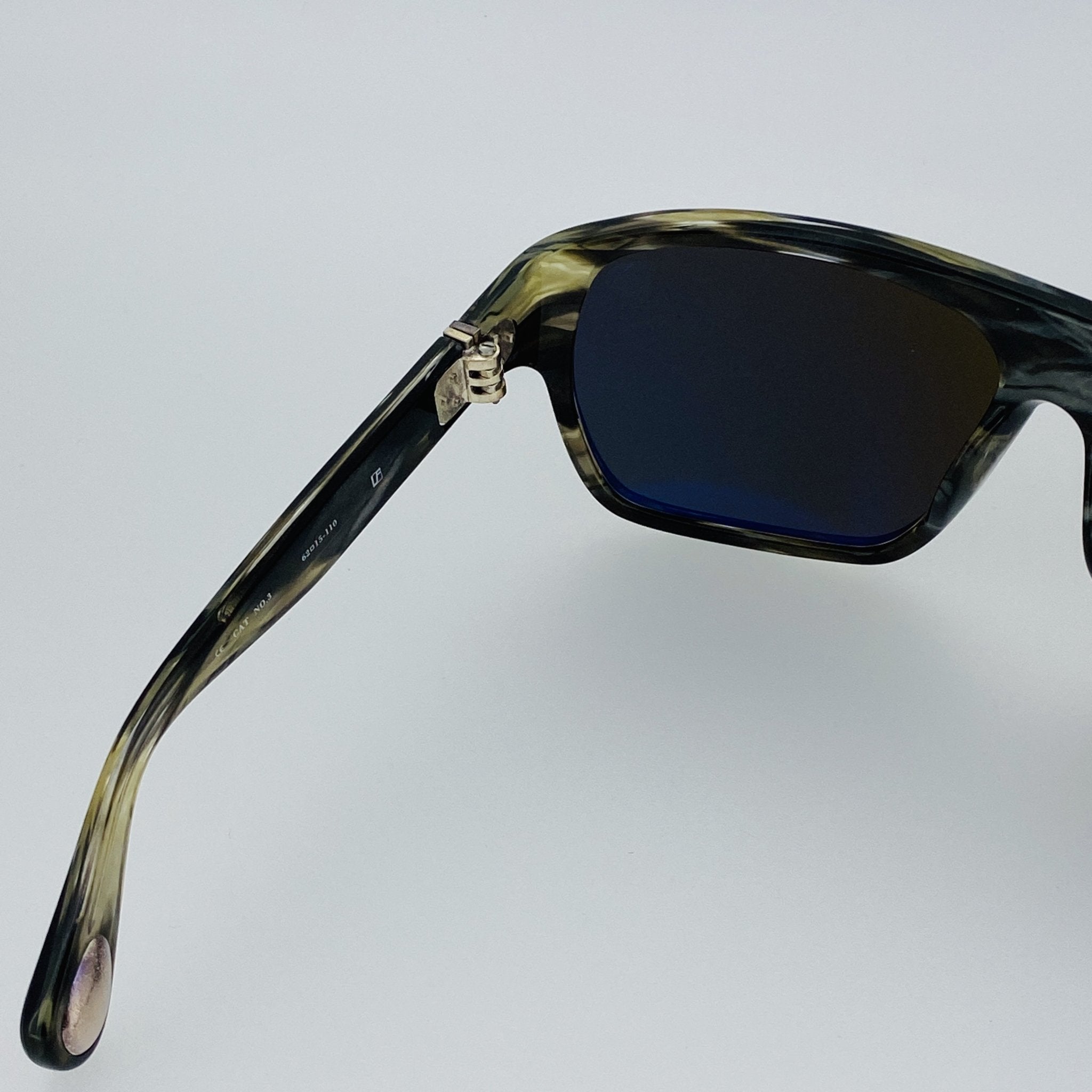 Ann Demeulemeester Men's Sunglasses Oversized Brown and Green AD31C3SUN-GR8 Sunglasses