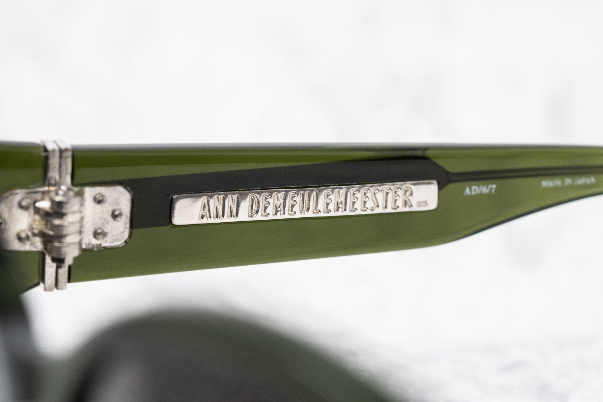 Ann Demeulemeester Ladies Sunglasses Oversized Green AD6C7SUN-GR8 Sunglasses