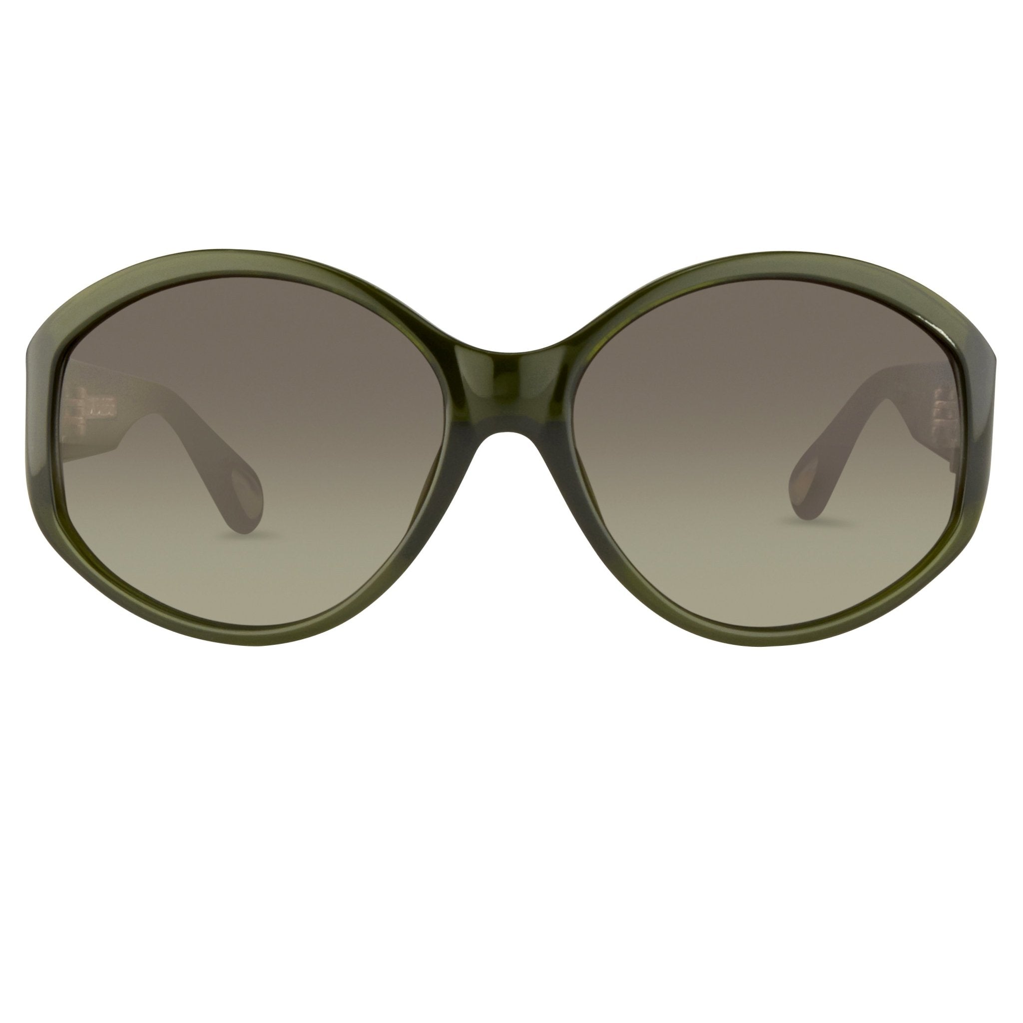 Ann Demeulemeester Ladies Sunglasses Oversized Green AD6C7SUN-GR8 Sunglasses