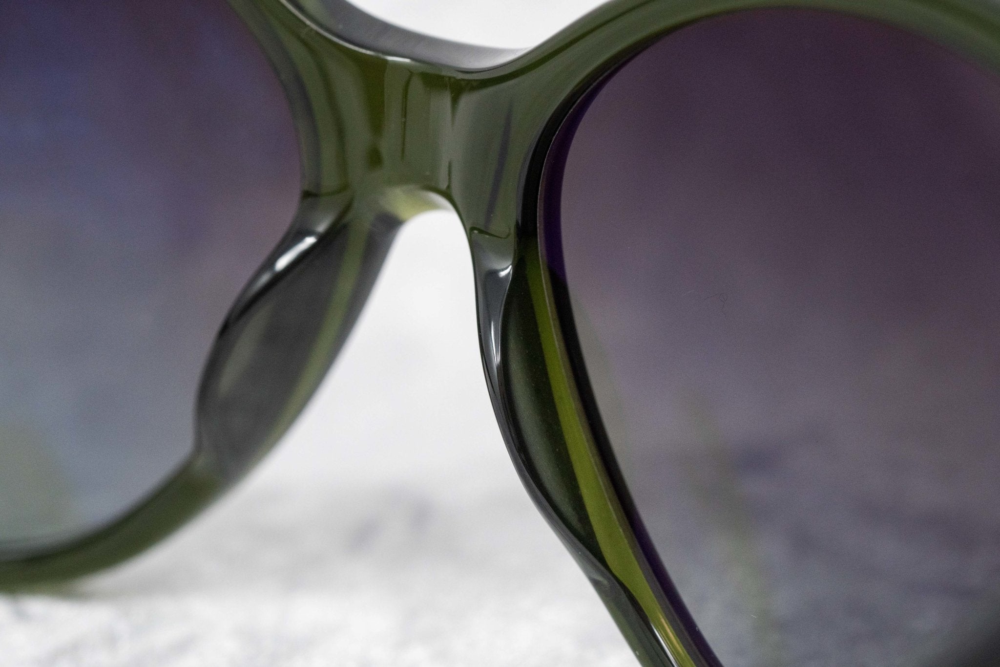 Ann Demeulemeester Ladies Sunglasses Oversized Green AD6C7SUN-GR8 Sunglasses