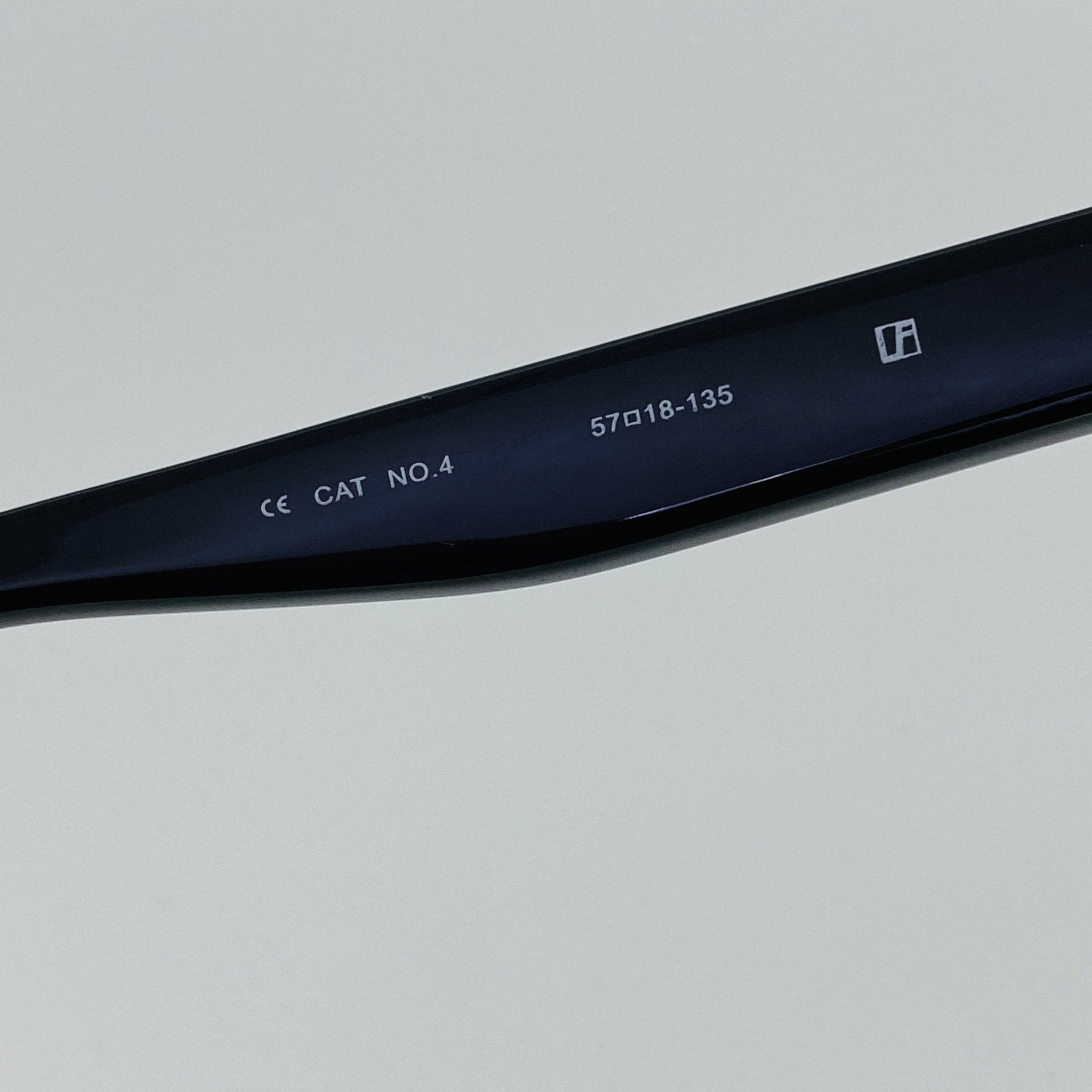 Ann Demeulemeester Men's Sunglasses Oversized Black and Grey AD21C1SUN-GR8 Sunglasses