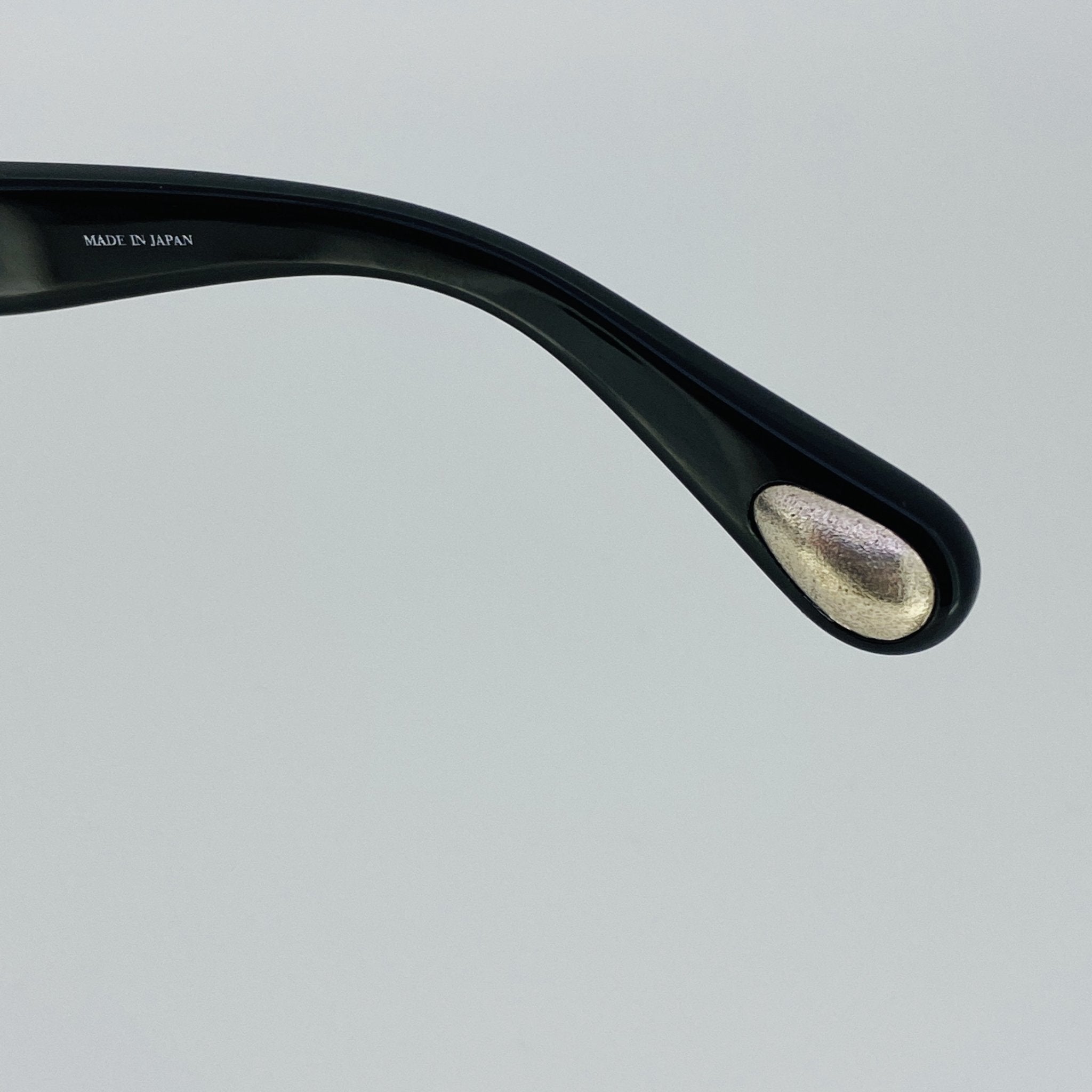 Ann Demeulemeester Men's Sunglasses Oversized Black and Grey AD21C1SUN-GR8 Sunglasses