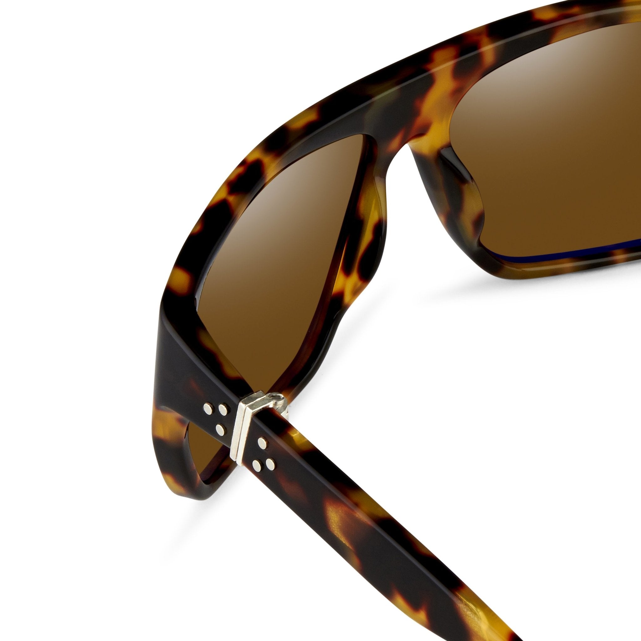 Ann Demeulemeester Men's Sunglasses Oversized Tortoise Shell and Brown AD31C2SUN-GR8 Sunglasses