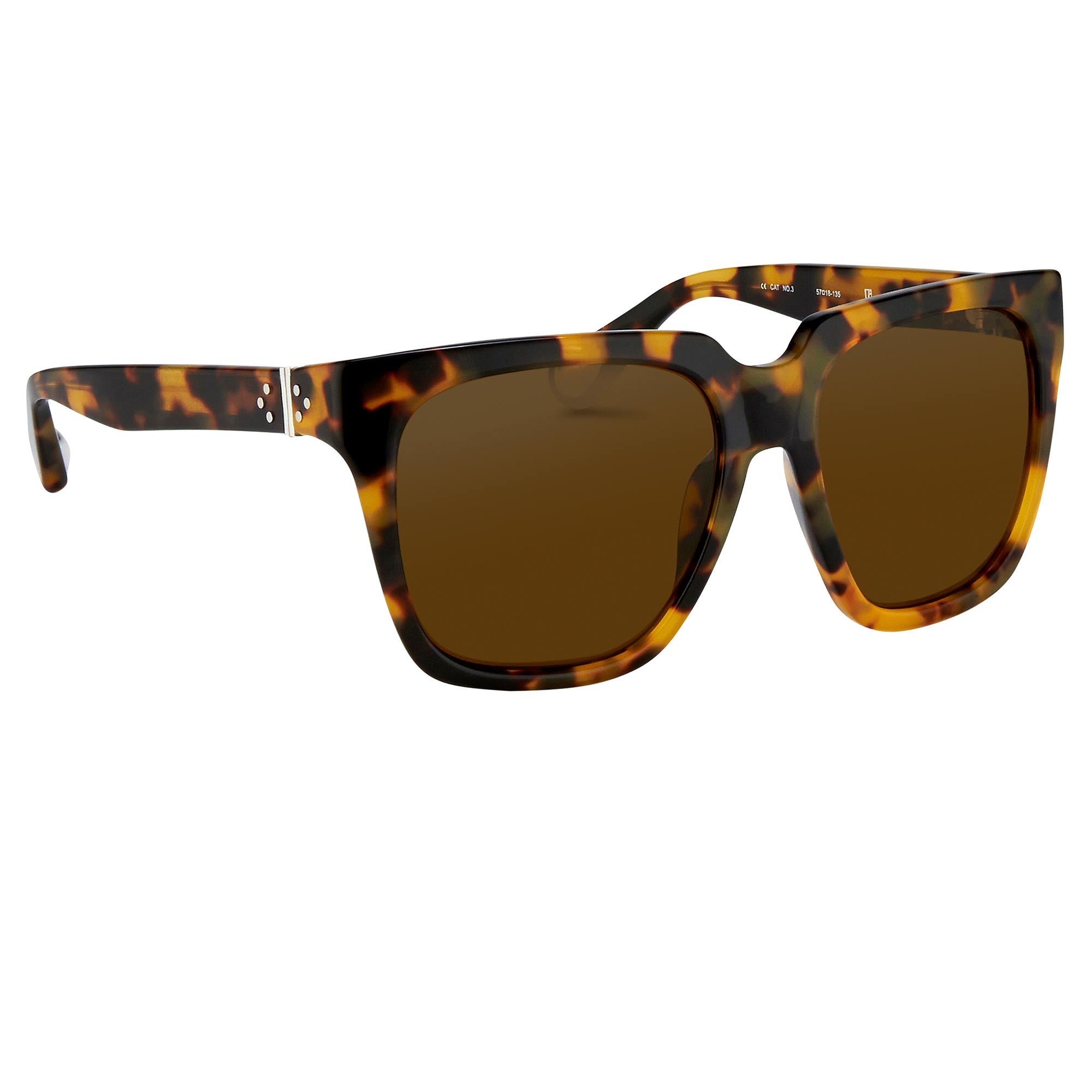 Ann Demeulemeester Sunglasses Oversized Tortoise Shell and Brown-GR8 Sunglasses