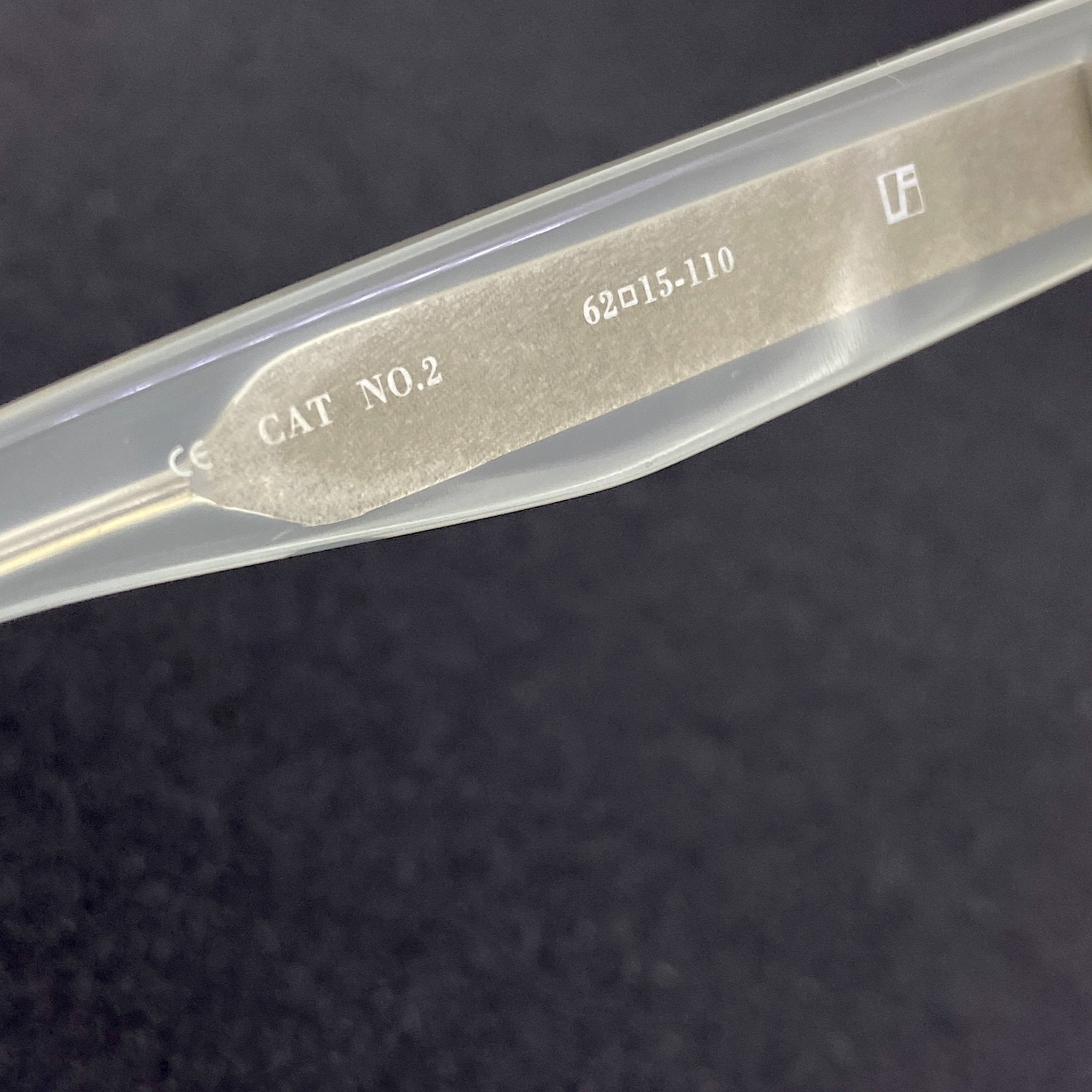 Ann Demeulemeester Sunglasses Oversized White and Grey AD31C4SUN-GR8 Sunglasses