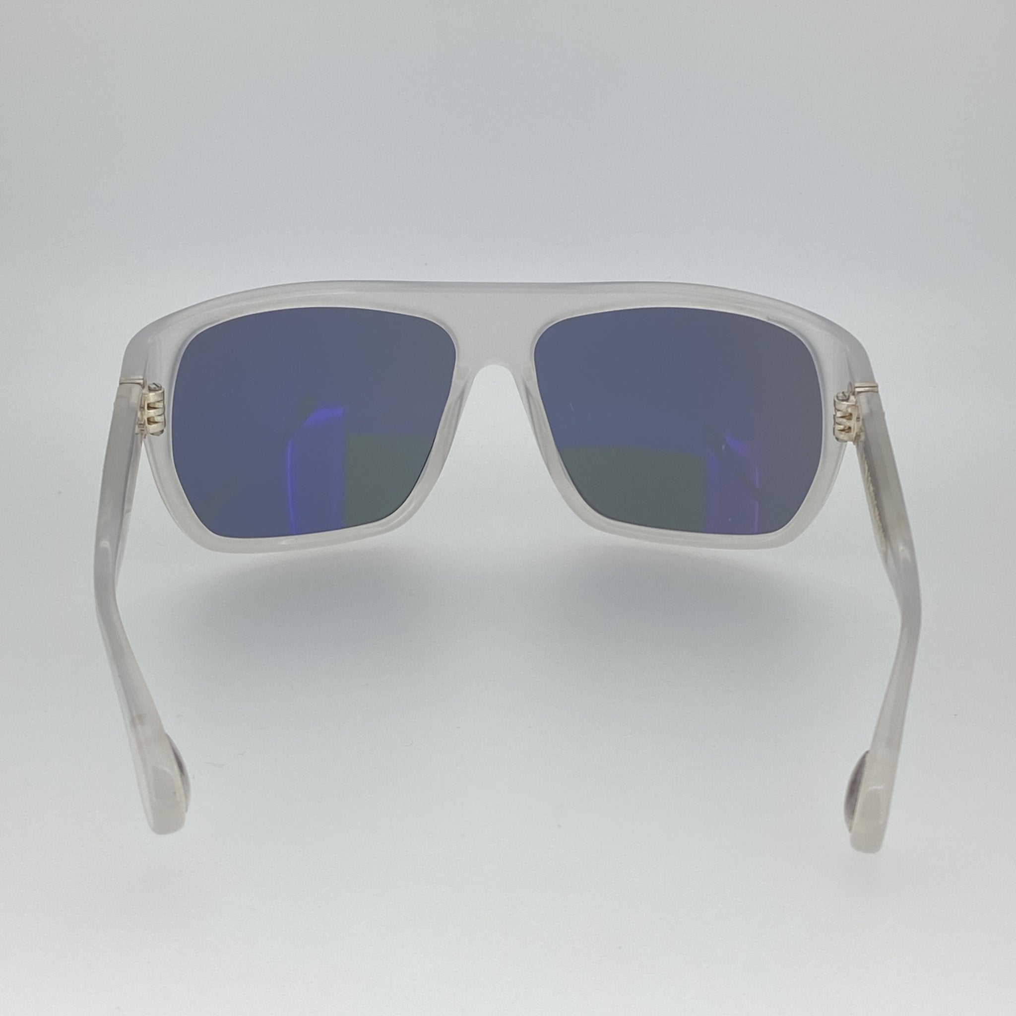 Ann Demeulemeester Sunglasses Oversized White and Grey AD31C4SUN-GR8 Sunglasses