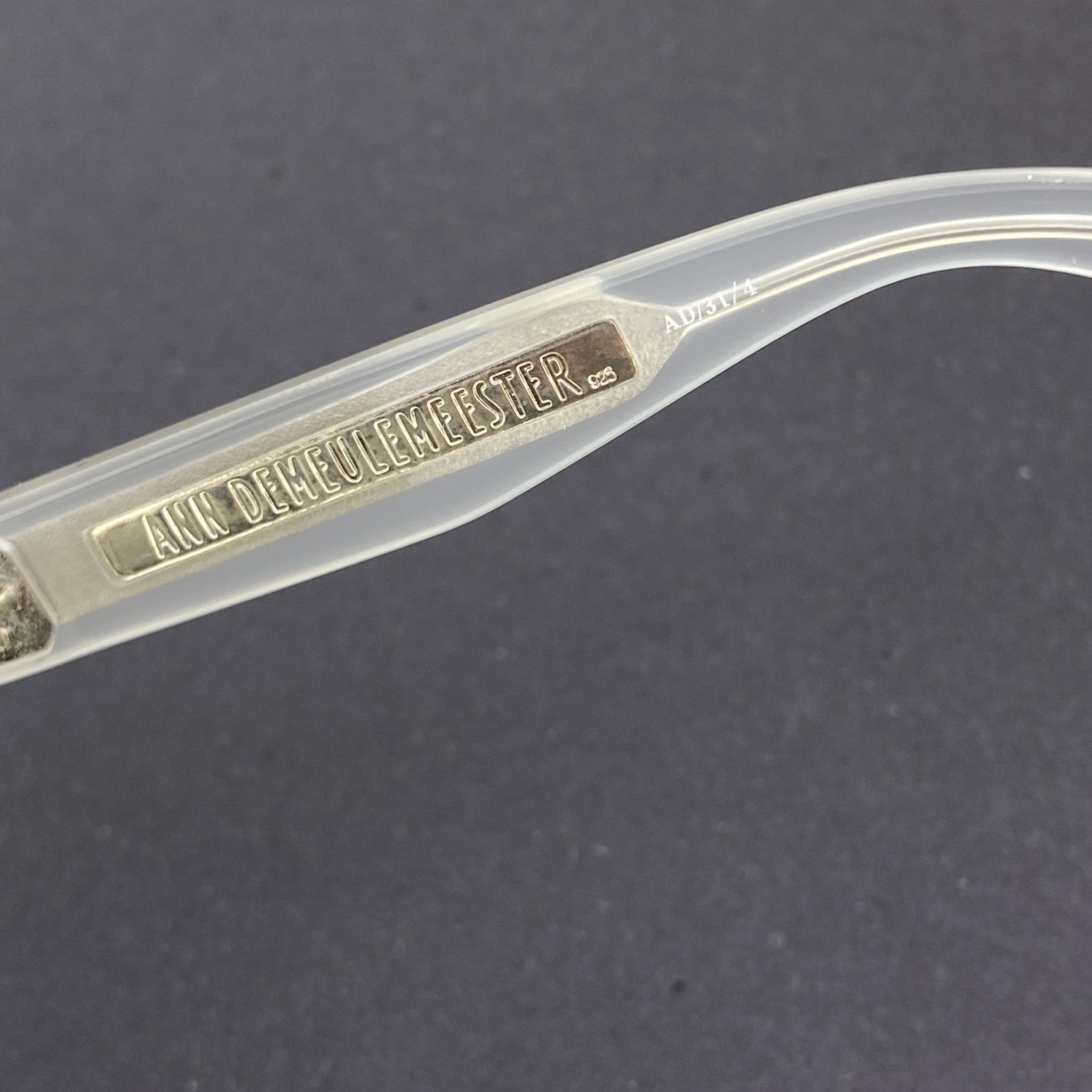 Ann Demeulemeester Sunglasses Oversized White and Grey AD31C4SUN-GR8 Sunglasses