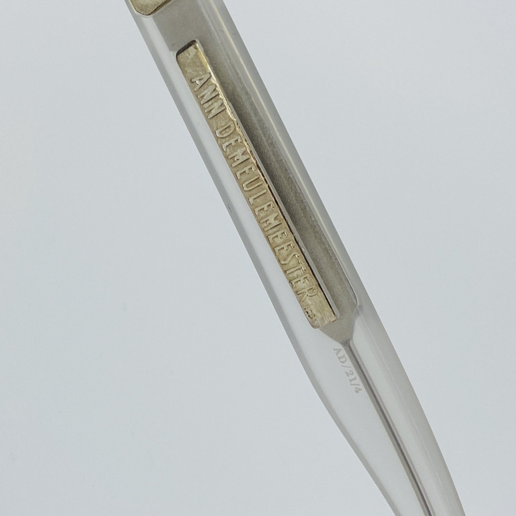 Ann Demeulemeester Sunglasses Oversized White and Solid Grey AD21C4SUN-GR8 Sunglasses