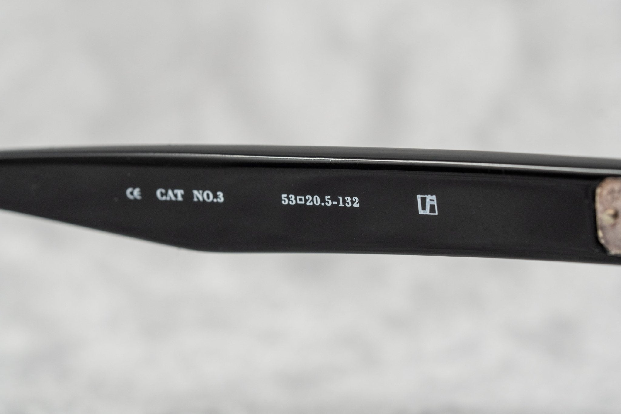 Ann Demeulemeester Sunglasses Rectangular Black and Grey-GR8 Sunglasses