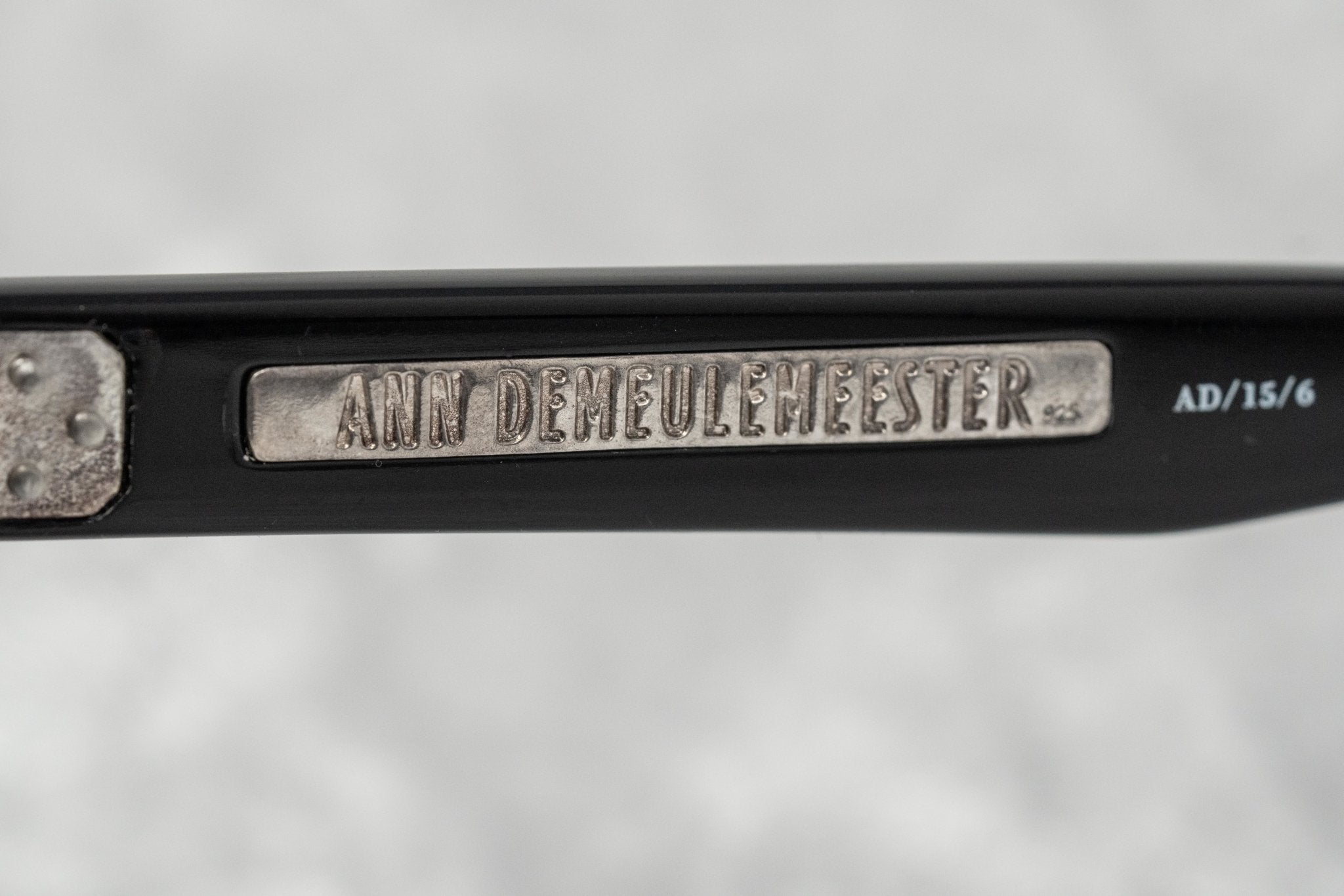 Ann Demeulemeester Sunglasses Rectangular Black and Grey-GR8 Sunglasses