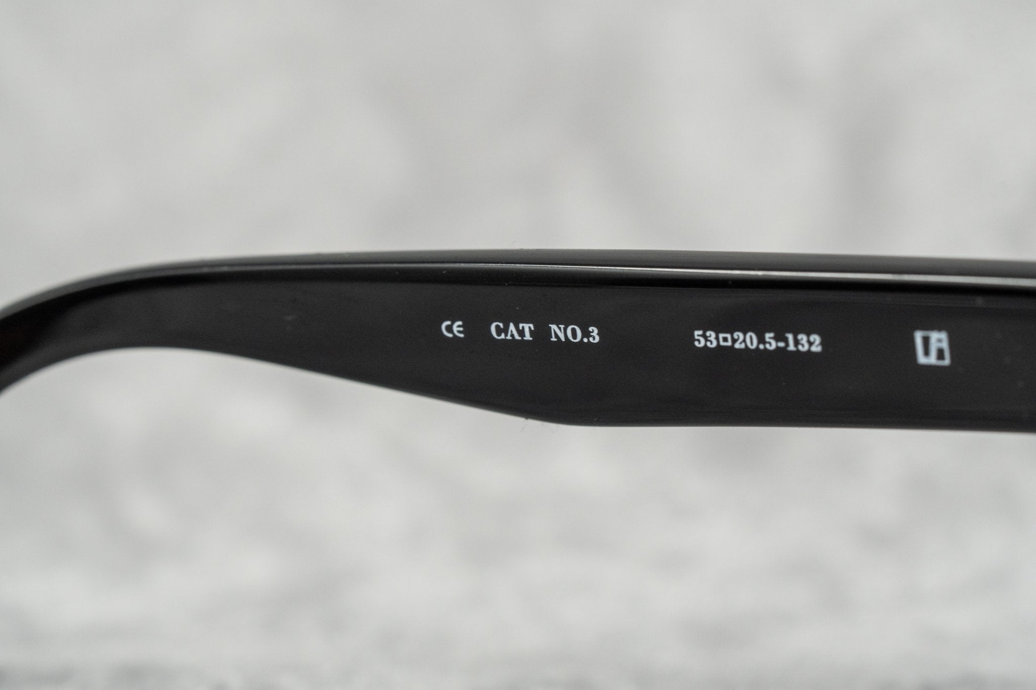 Ann Demeulemeester Sunglasses Rectangular Black and Grey-GR8 Sunglasses